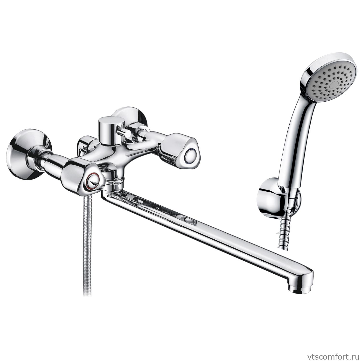 Фото WasserKraft Amper 2902L Смеситель для ванны с длинным изливом Изображение WasserKraft Amper 2902L Смеситель для ванны с длинным изливом