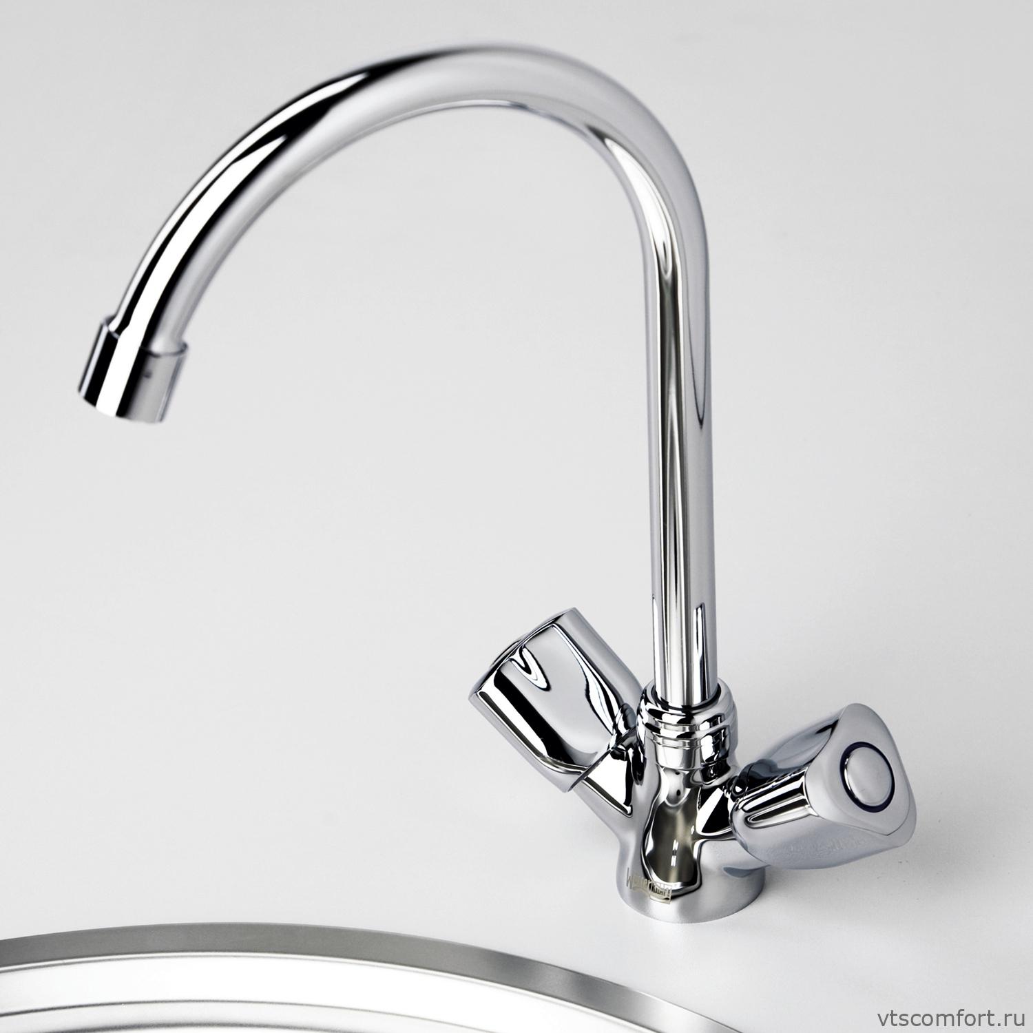 Фото WasserKraft Amper 2907 Смеситель для кухни Изображение WasserKraft Amper 2907 Смеситель для кухни