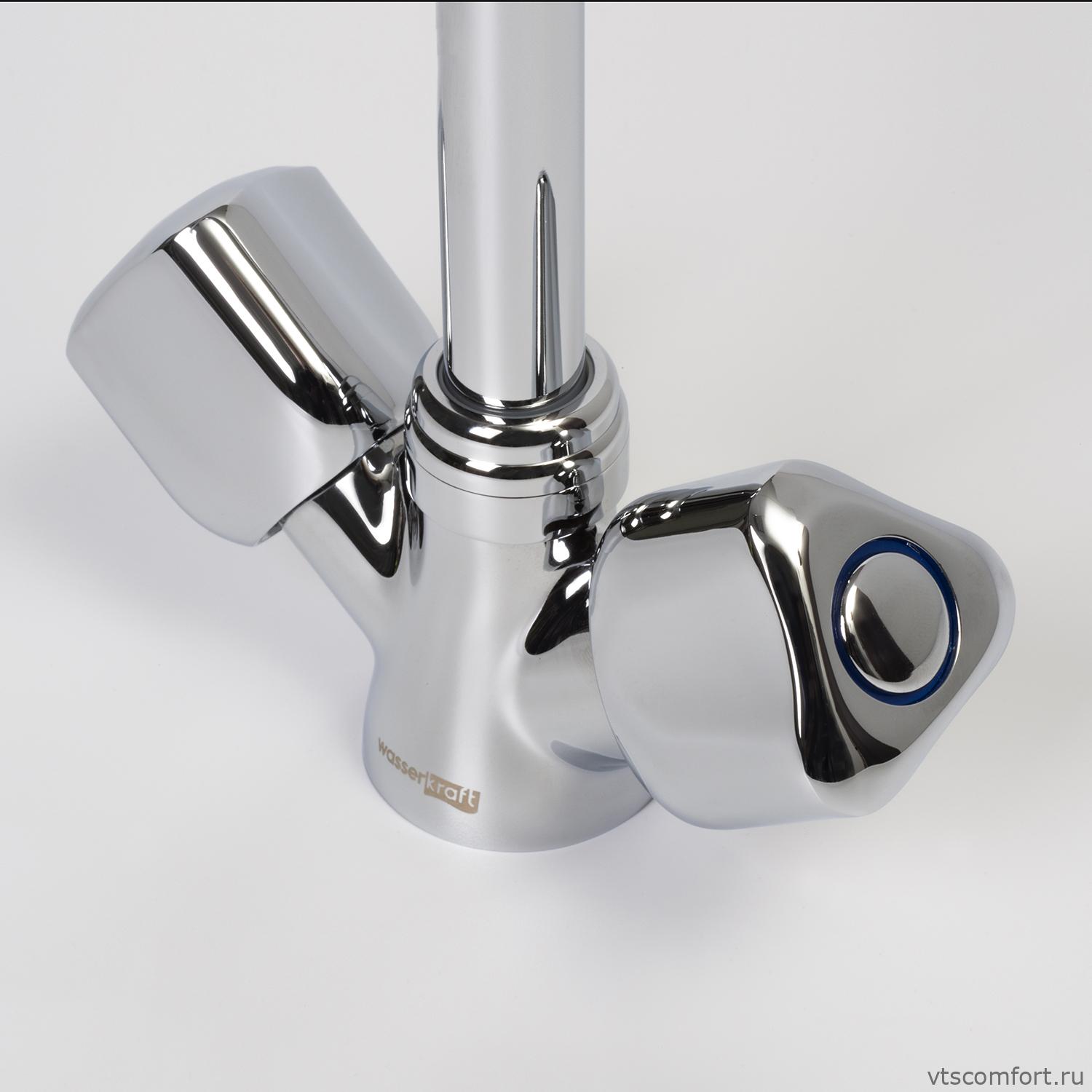 Фото WasserKraft Amper 2907 Смеситель для кухни Изображение WasserKraft Amper 2907 Смеситель для кухни