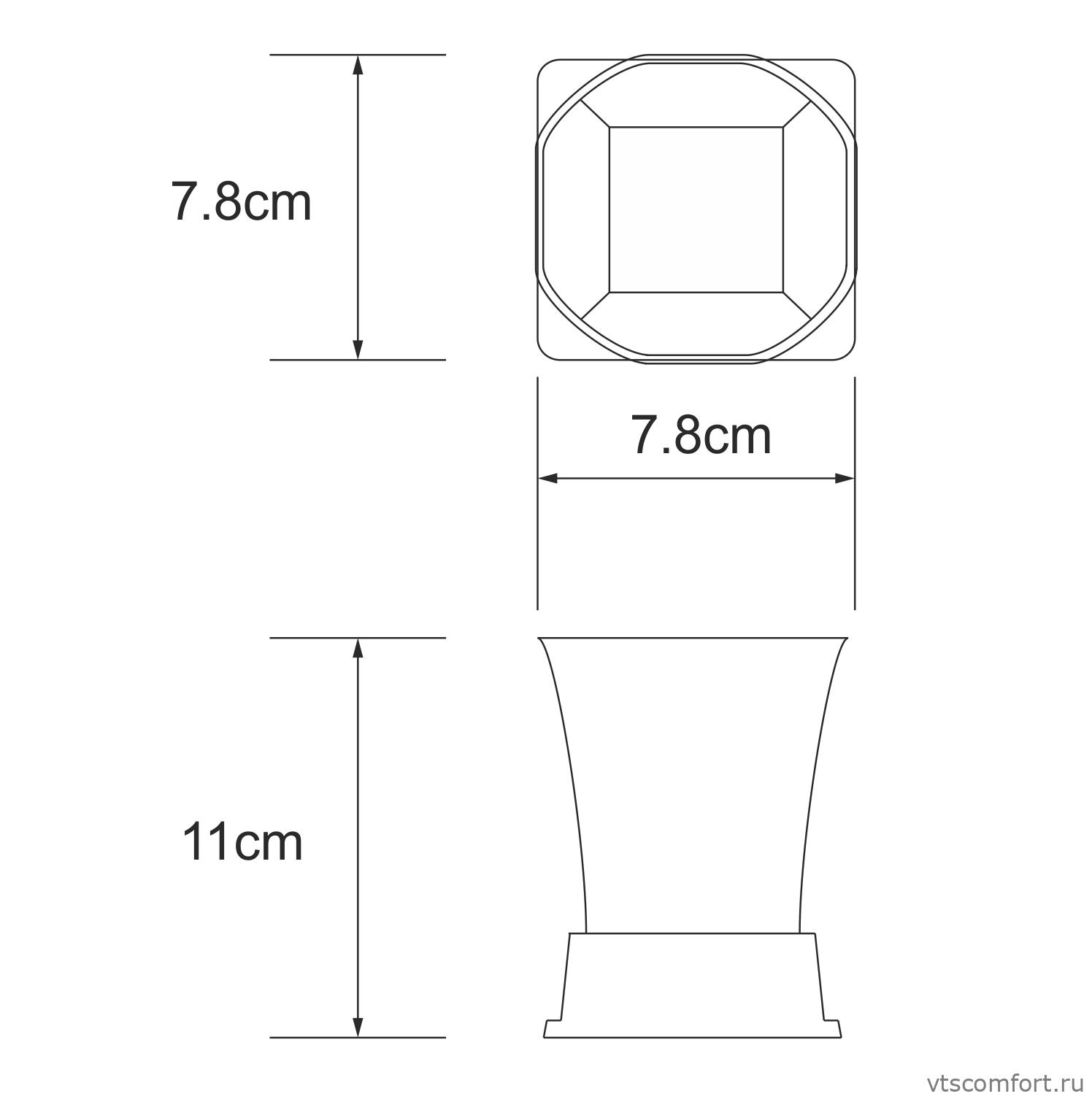 Фото WasserKraft Amper K-5428 Стакан для зубных щеток Изображение WasserKraft Amper K-5428 Стакан для зубных щеток