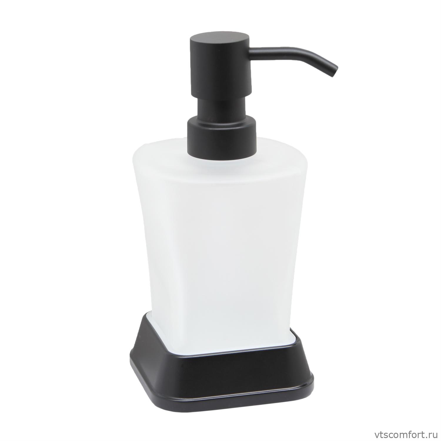 Фото WasserKraft Amper K-5499BLACK Дозатор для жидкого мыла Изображение WasserKraft Amper K-5499BLACK Дозатор для жидкого мыла