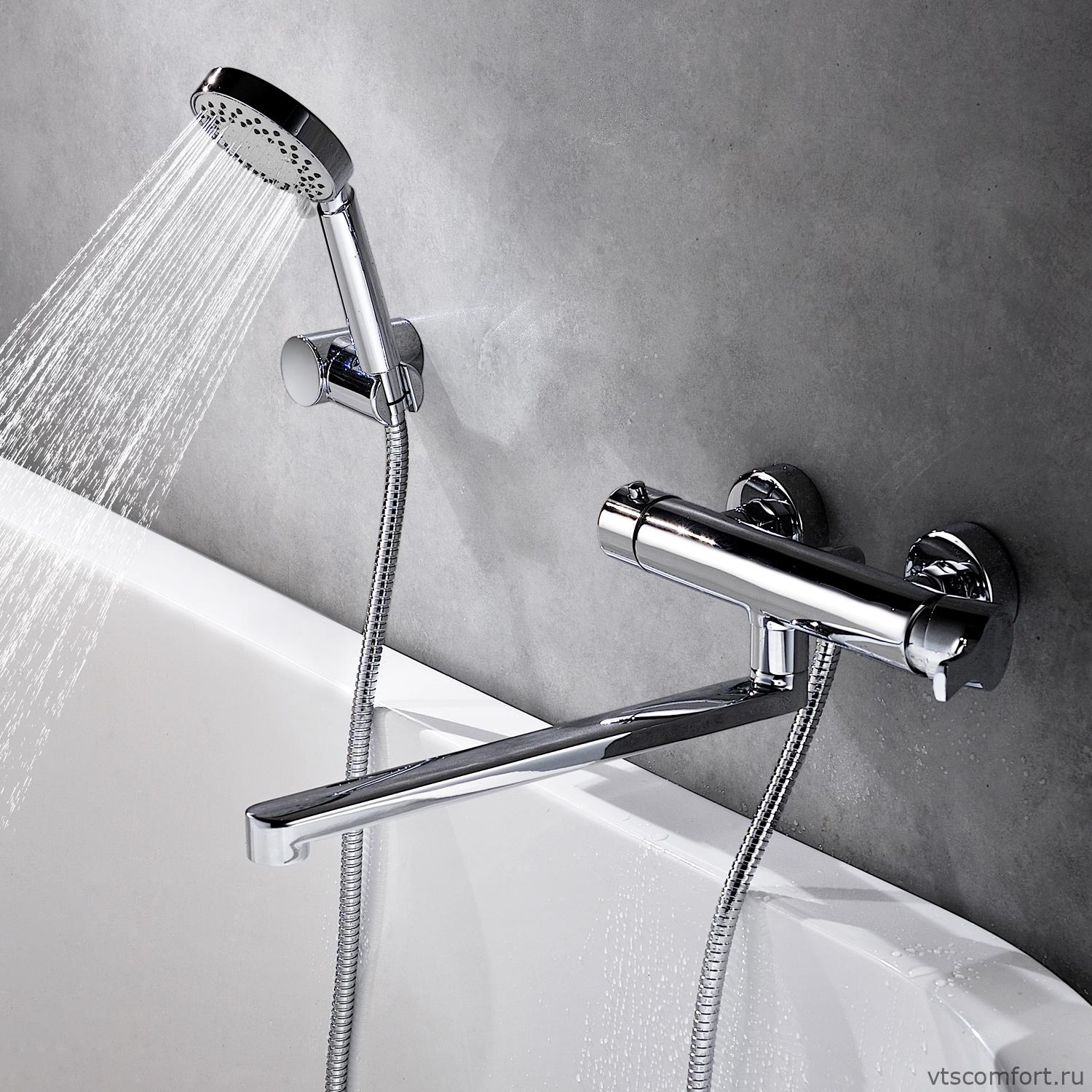 Фото WasserKraft Berkel 4802L Смеситель для ванны с длинным изливом Изображение WasserKraft Berkel 4802L Смеситель для ванны с длинным изливом