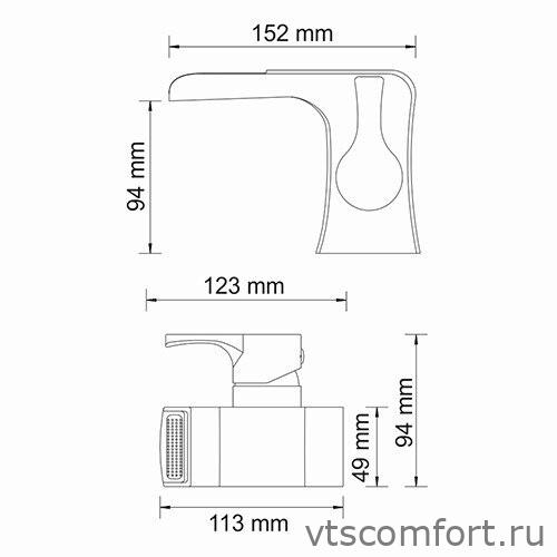 Фото WasserKraft Berkel 4869 Kаскадный смеситель для умывальника Изображение WasserKraft Berkel 4869 Kаскадный смеситель для умывальника