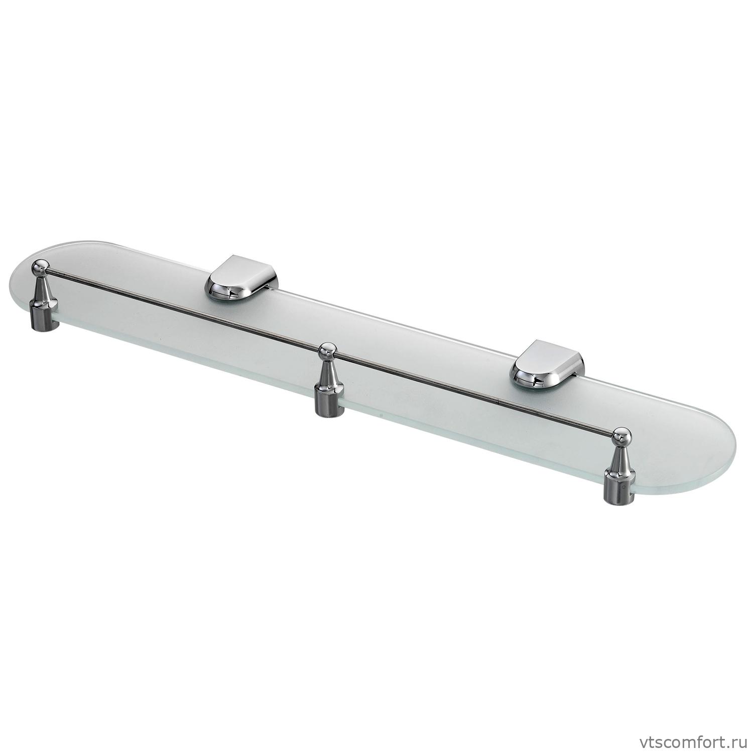 Фото WasserKraft Berkel K-6844 (ранее К-6824) Полка стеклянная с бортиком Изображение WasserKraft Berkel K-6844 (ранее К-6824) Полка стеклянная с бортиком