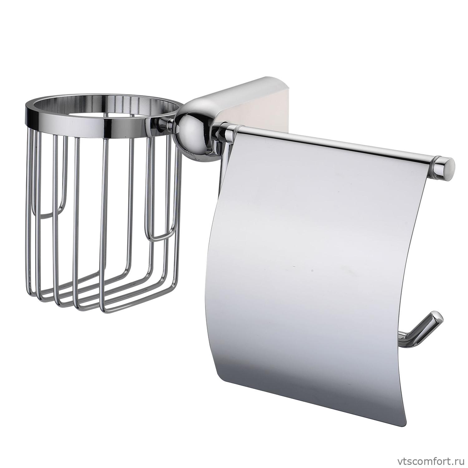 Фото WasserKraft Berkel K-6859 Держатель туалетной бумаги и освежителя Изображение WasserKraft Berkel K-6859 Держатель туалетной бумаги и освежителя