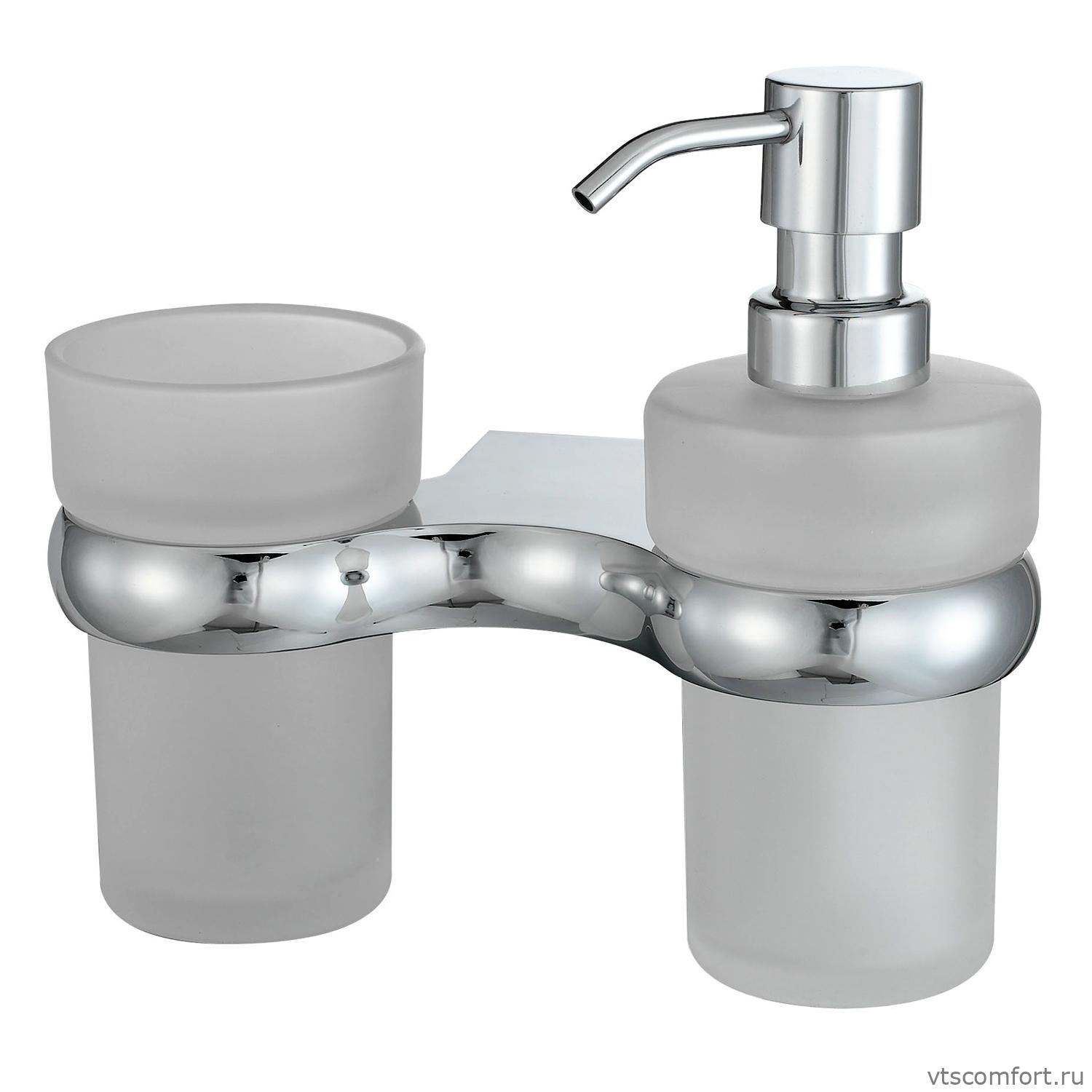 Фото WasserKraft Berkel K-6889 Держатель стакана и дозатора Изображение WasserKraft Berkel K-6889 Держатель стакана и дозатора