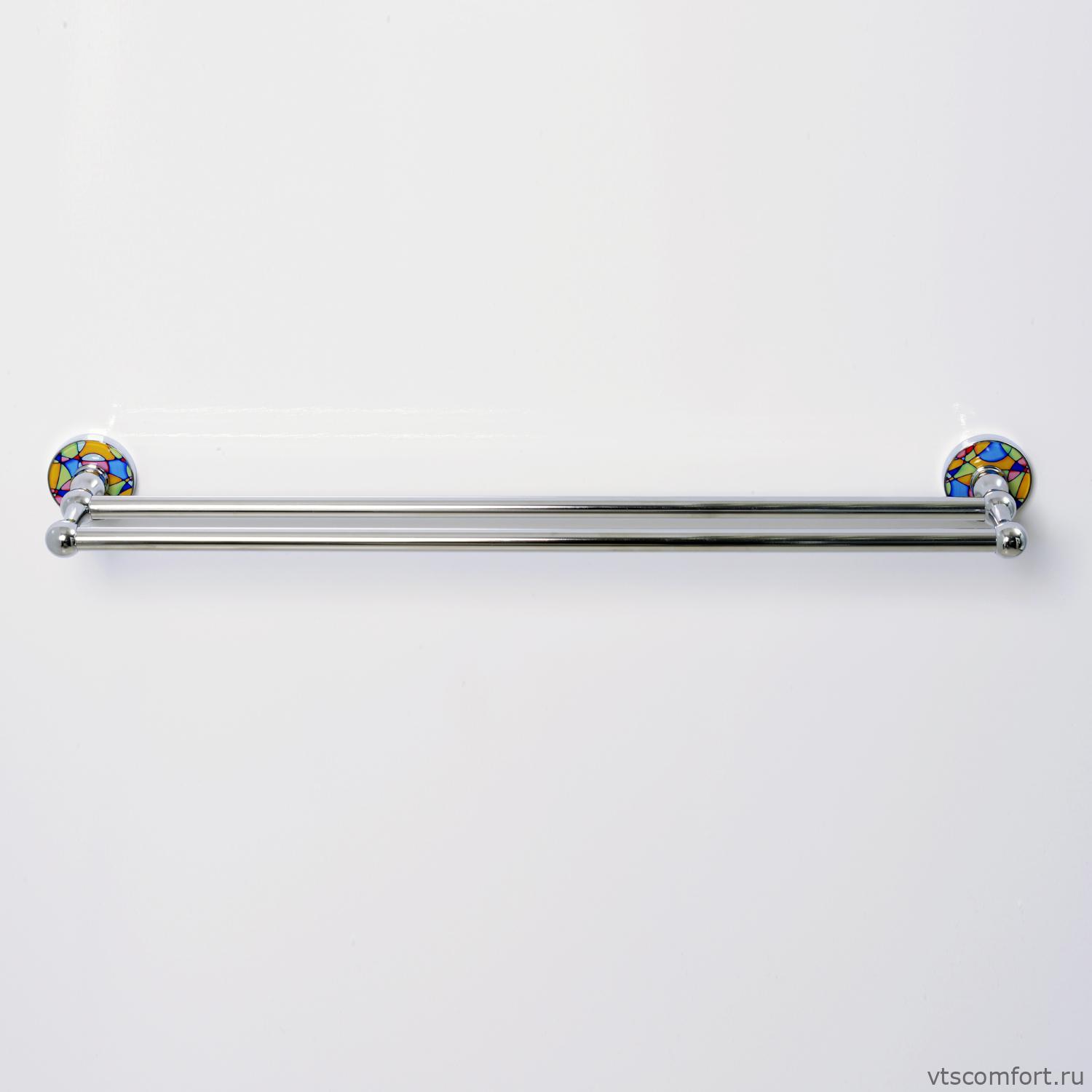 Фото WasserKraft Diemel K-2240 Держатель полотенец двойной Изображение WasserKraft Diemel K-2240 Держатель полотенец двойной