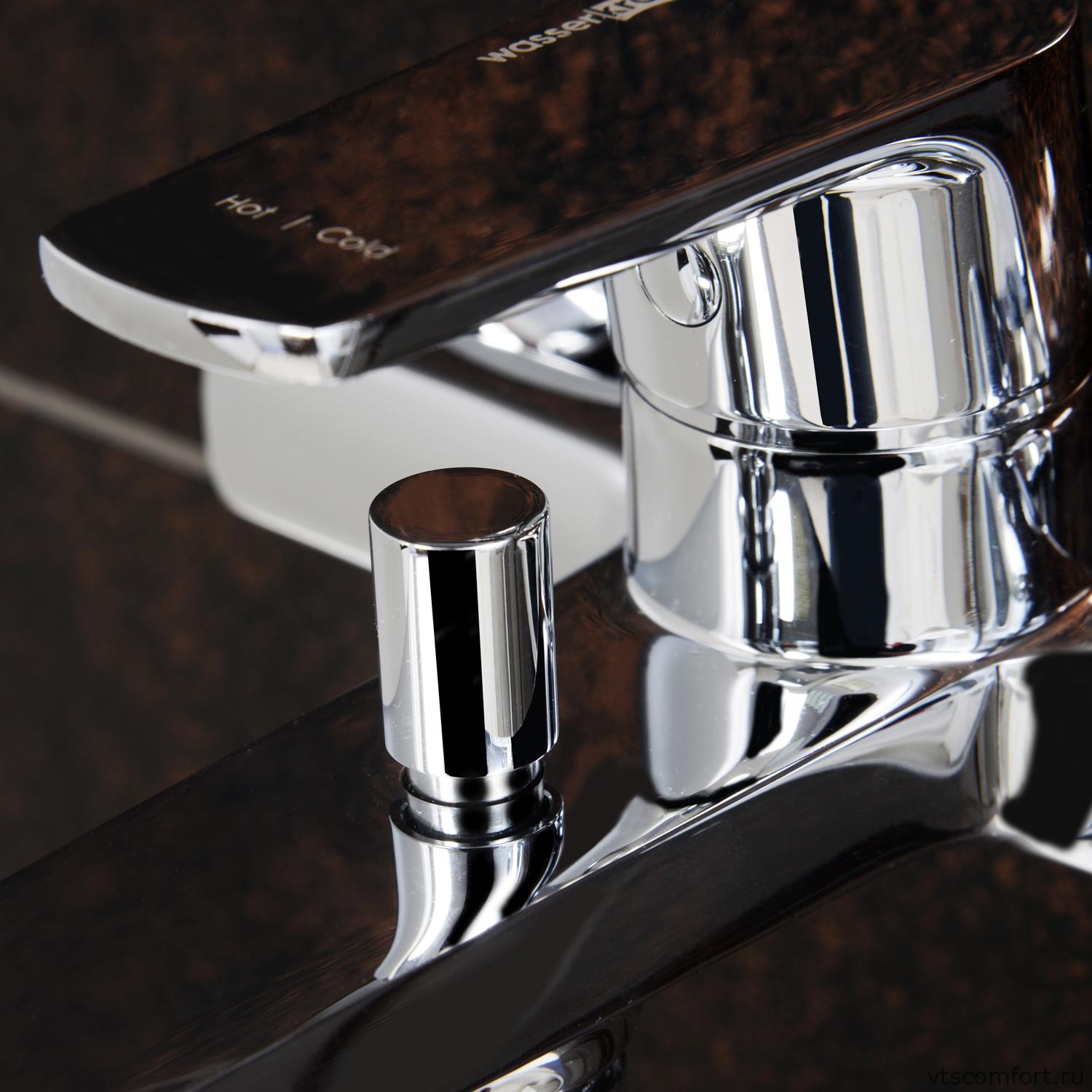 Фото WasserKraft Dill 6101 Смеситель для ванны с коротким изливом Изображение WasserKraft Dill 6101 Смеситель для ванны с коротким изливом