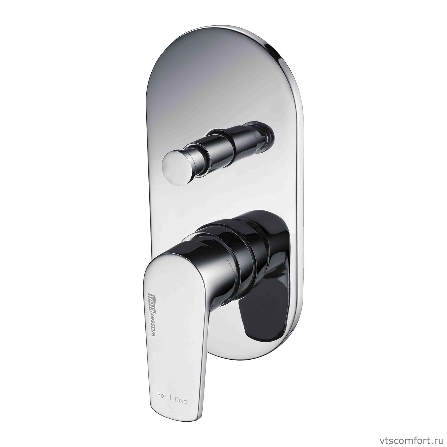 Фото WasserKraft Dill 6161 Смеситель для ванны и душа Изображение WasserKraft Dill 6161 Смеситель для ванны и душа