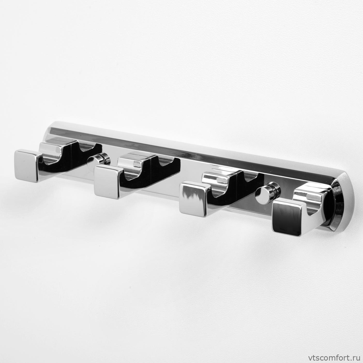Фото WasserKraft Dill K-3974 Кронштейн настенный 4 крючка Изображение WasserKraft Dill K-3974 Кронштейн настенный 4 крючка