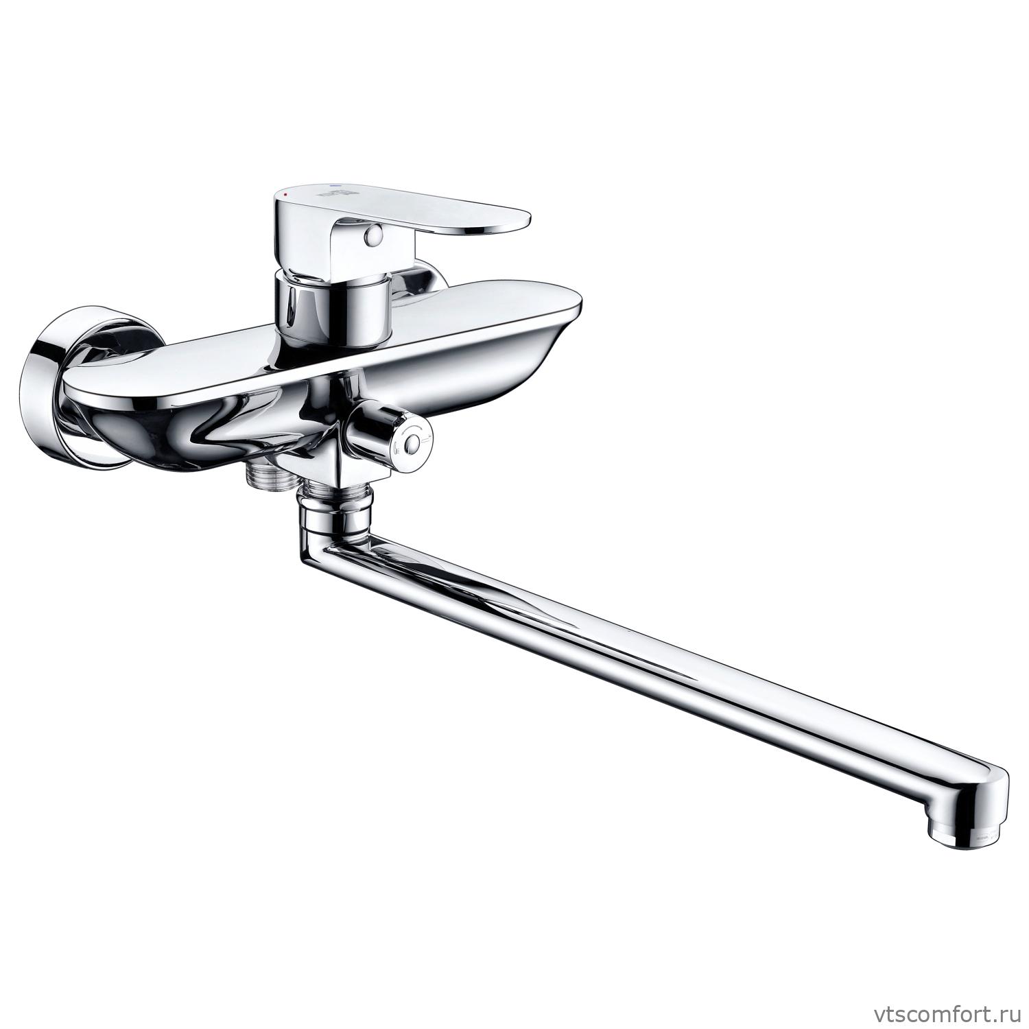 Фото WasserKraft Dinkel 5802L Смеситель для ванны с длинным изливом Изображение WasserKraft Dinkel 5802L Смеситель для ванны с длинным изливом