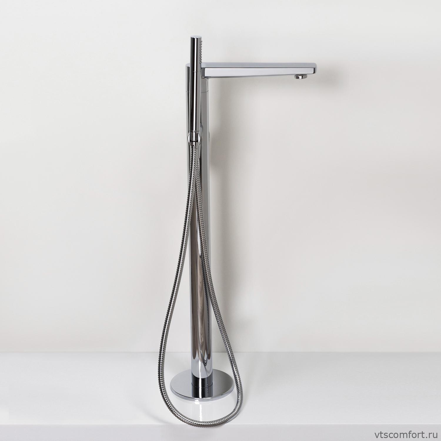 Фото WasserKraft Dinkel 5821 Напольный смеситель для ванны Изображение WasserKraft Dinkel 5821 Напольный смеситель для ванны