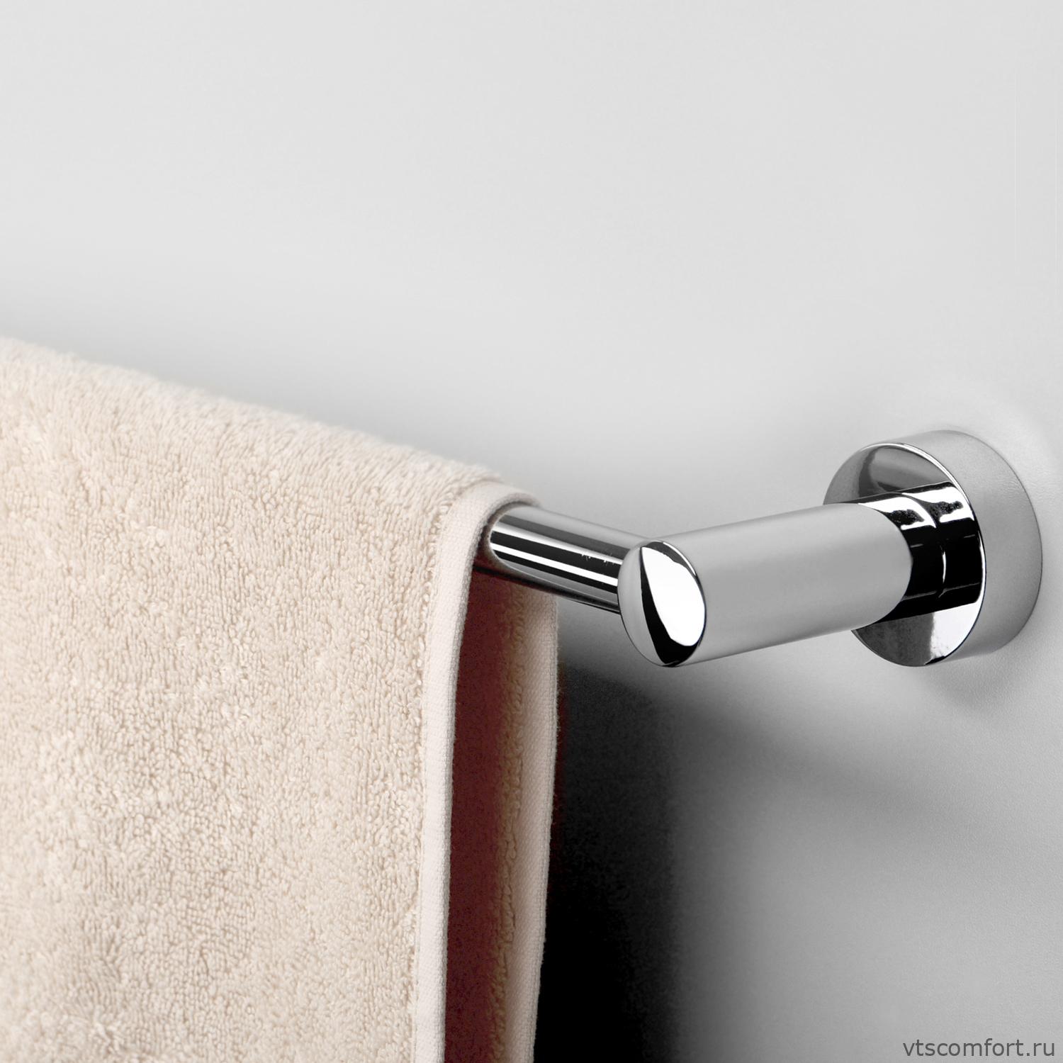 Фото WasserKraft Donau K-9430 Держатель полотенец одинарный Изображение WasserKraft Donau K-9430 Держатель полотенец одинарный