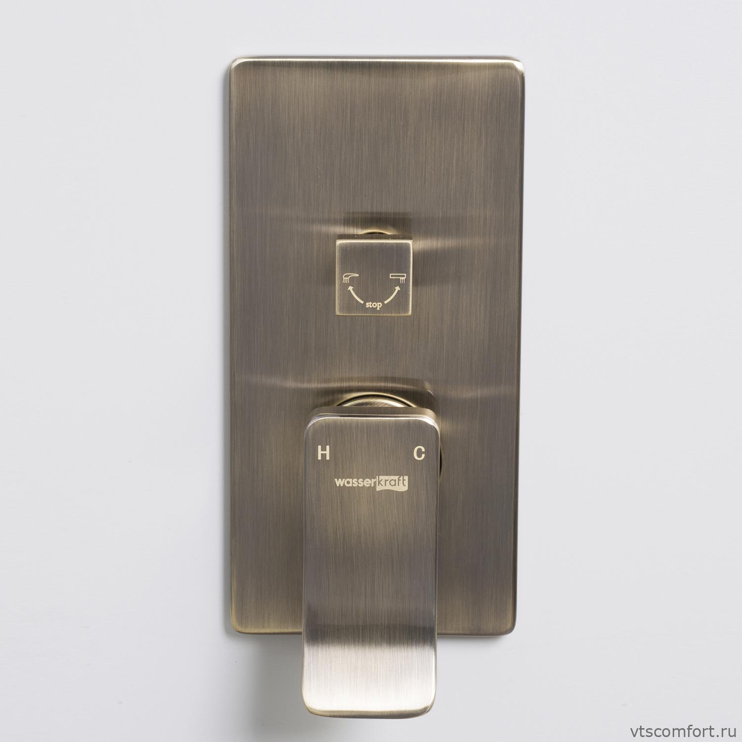 Фото WasserKraft Exter 1641 Смеситель для ванны и душа Изображение WasserKraft Exter 1641 Смеситель для ванны и душа