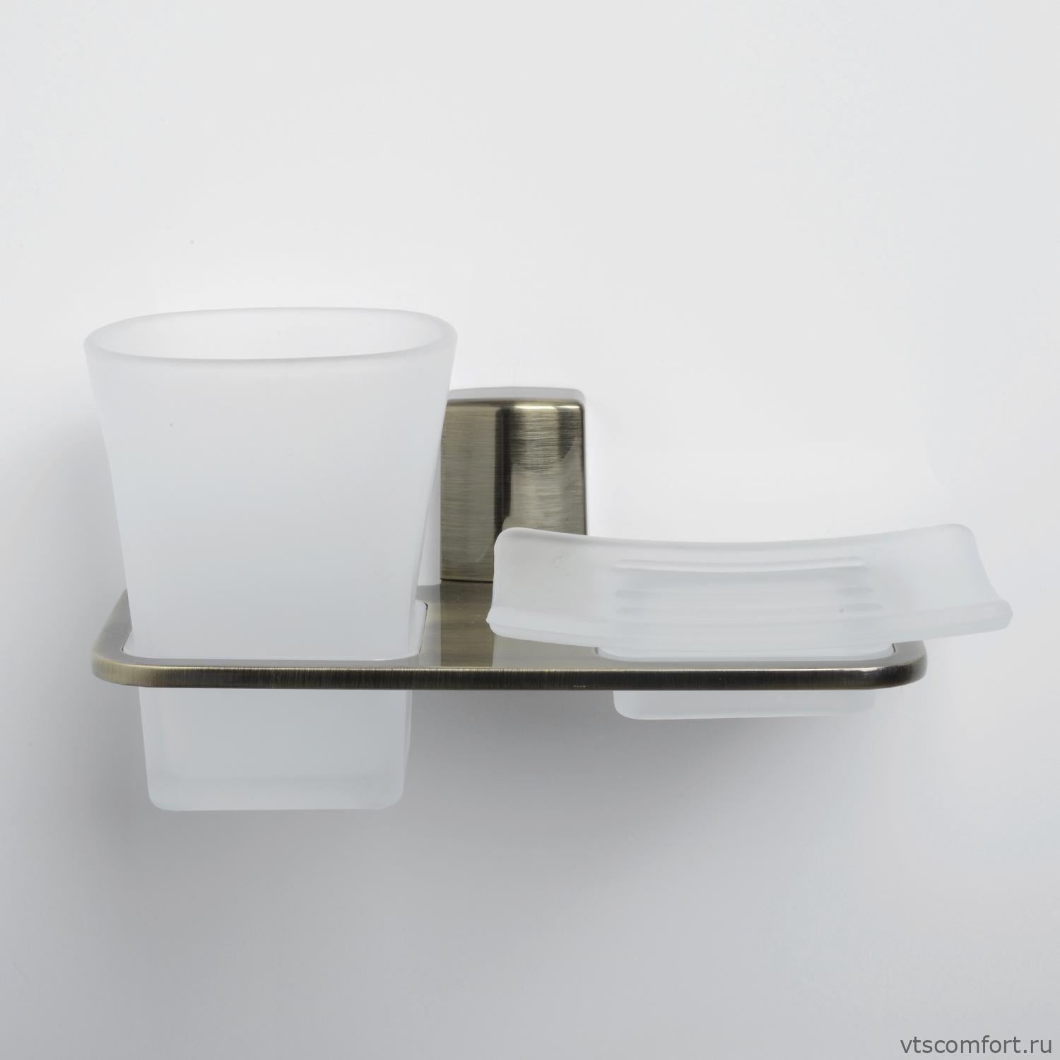 Фото WasserKraft Exter K-5226 Держатель стакана и мыльницы Изображение WasserKraft Exter K-5226 Держатель стакана и мыльницы
