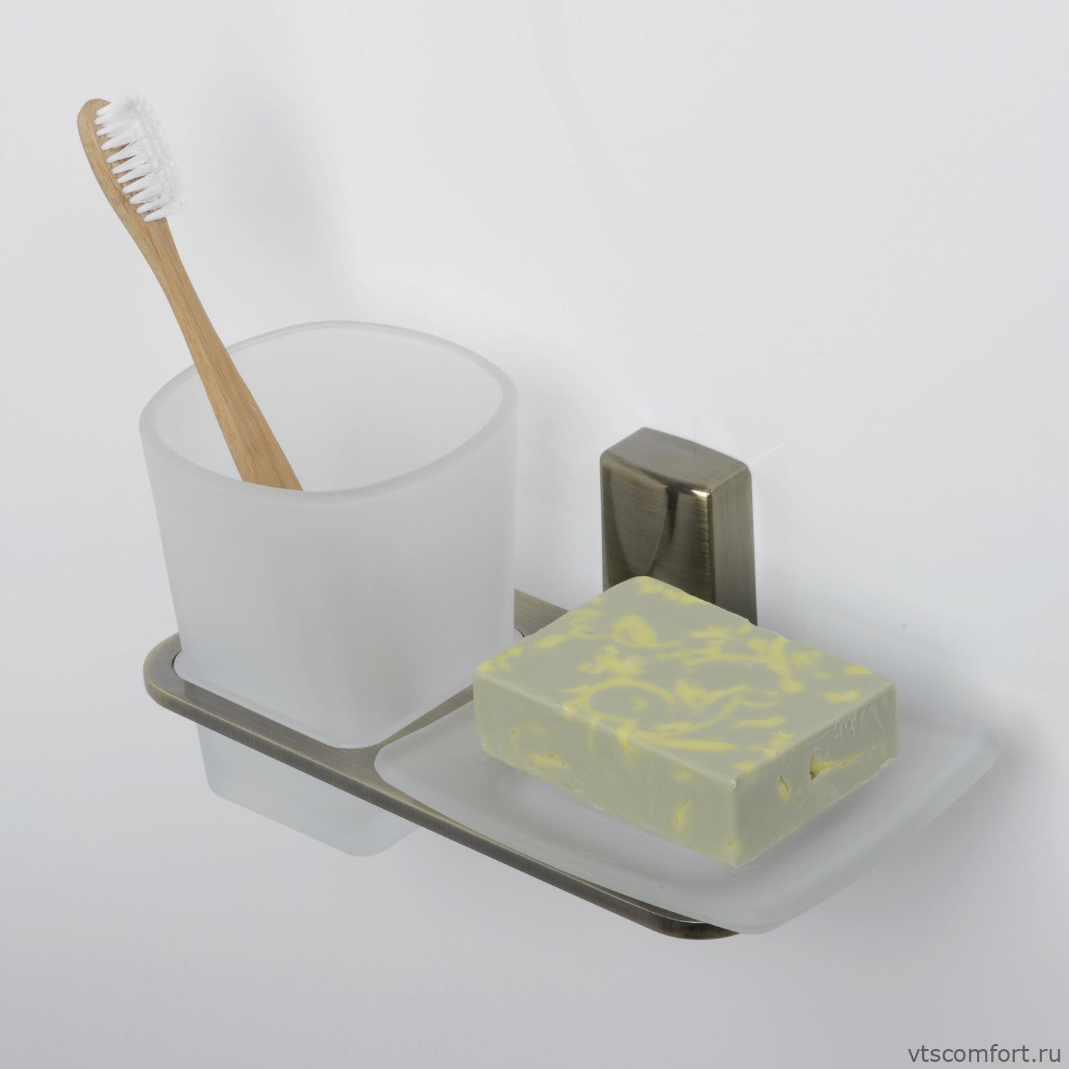 Фото WasserKraft Exter K-5226 Держатель стакана и мыльницы Изображение WasserKraft Exter K-5226 Держатель стакана и мыльницы