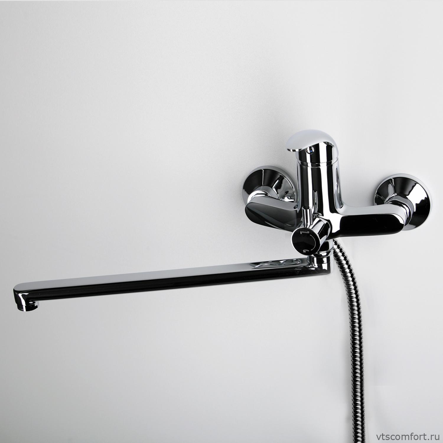 Фото WasserKraft Isen 2602L Смеситель для ванны с длинным изливом Изображение WasserKraft Isen 2602L Смеситель для ванны с длинным изливом