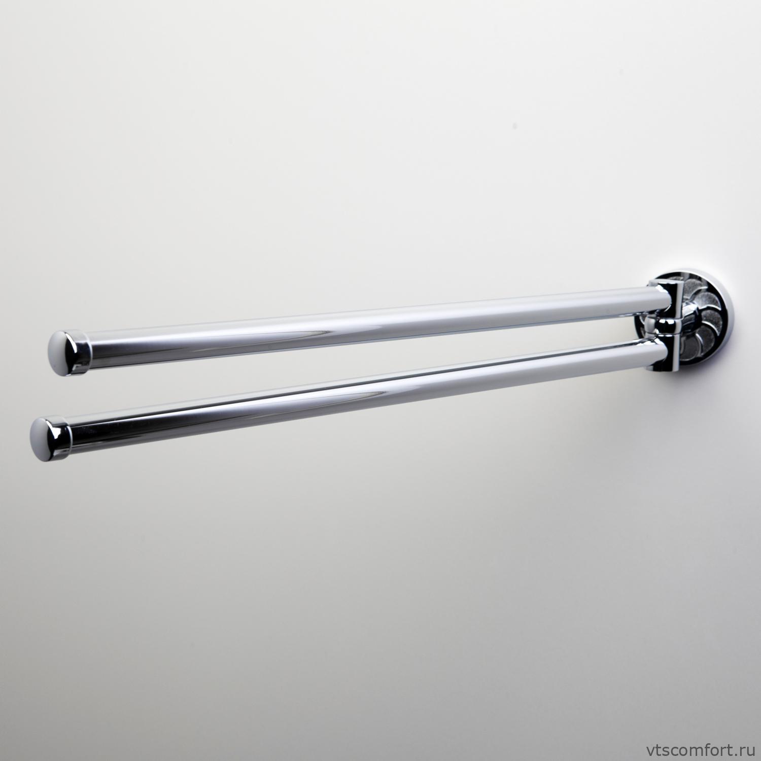 Фото WasserKraft Isen K-4031 Держатель полотенец двойной Изображение WasserKraft Isen K-4031 Держатель полотенец двойной