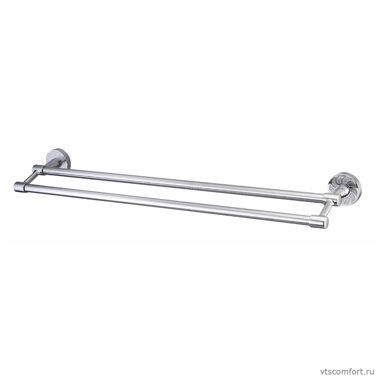 Фото WasserKraft Isen K-4040 Держатель полотенец двойной Изображение WasserKraft Isen K-4040 Держатель полотенец двойной