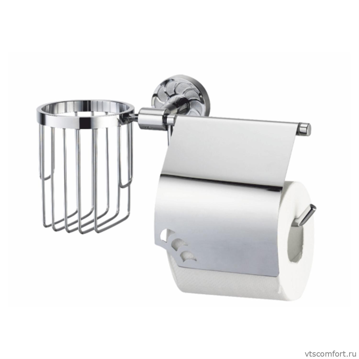 Фото WasserKraft Isen K-4059 Держатель туалетной бумаги и освежителя Изображение WasserKraft Isen K-4059 Держатель туалетной бумаги и освежителя