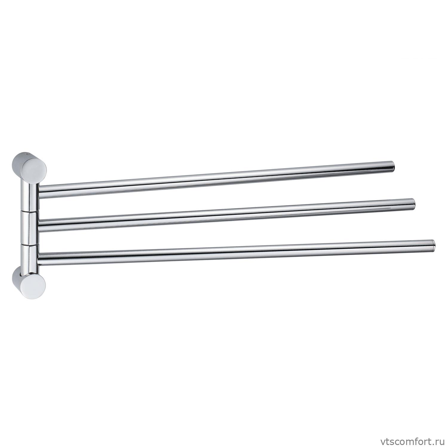 Фото WasserKraft K-1033 Держатель полотенец тройной Изображение WasserKraft K-1033 Держатель полотенец тройной