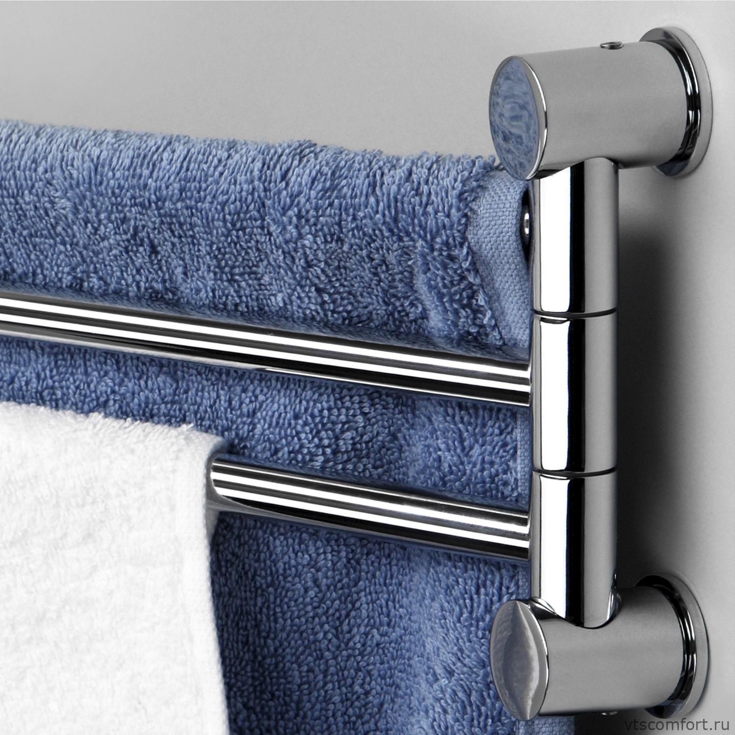 Фото WasserKraft K-1033 Держатель полотенец тройной Изображение WasserKraft K-1033 Держатель полотенец тройной