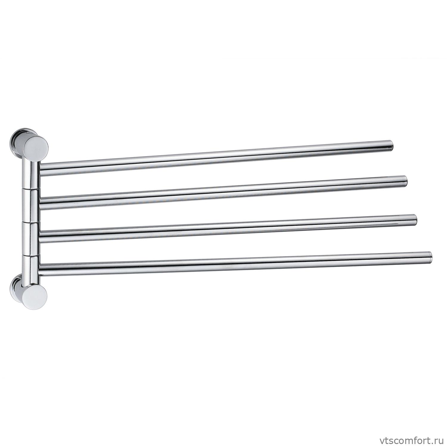 Фото WasserKraft K-1034 Держатель полотенец четверной Изображение WasserKraft K-1034 Держатель полотенец четверной