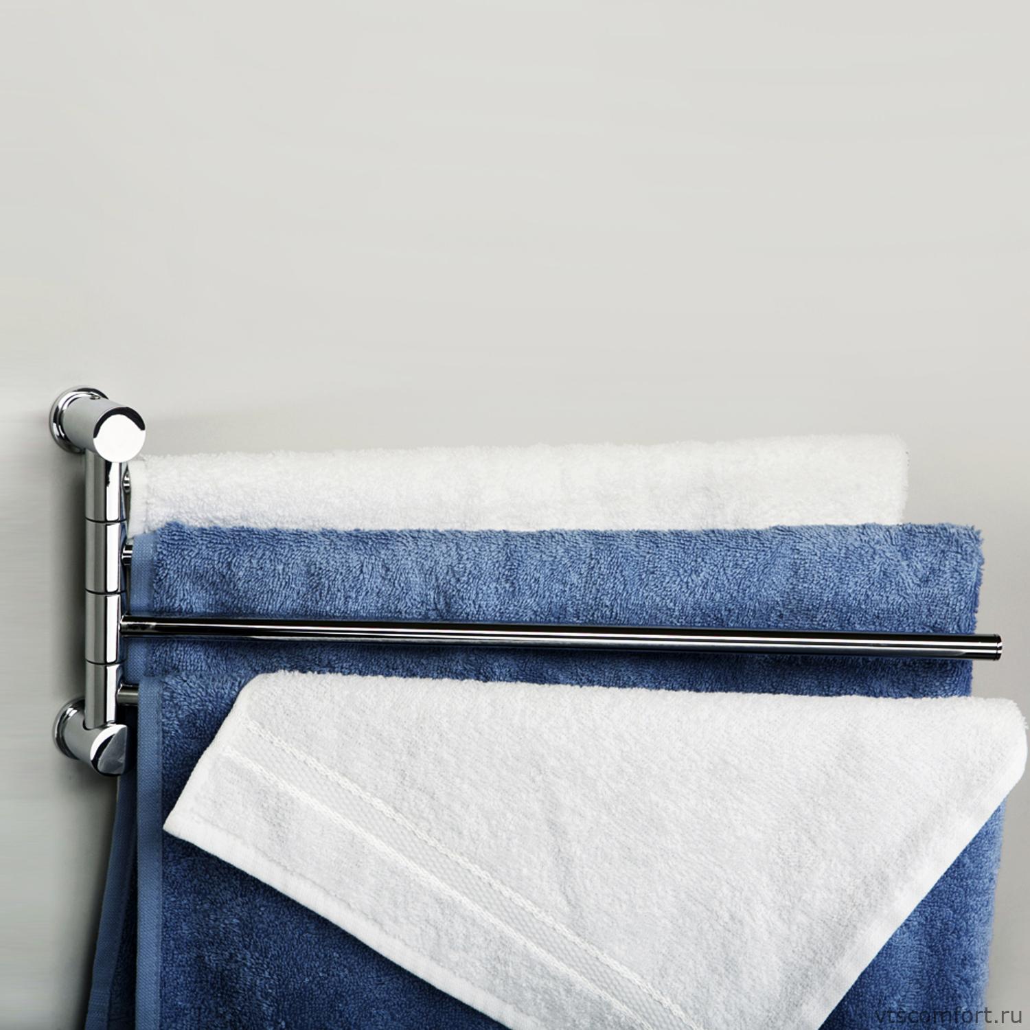 Фото WasserKraft K-1034 Держатель полотенец четверной Изображение WasserKraft K-1034 Держатель полотенец четверной