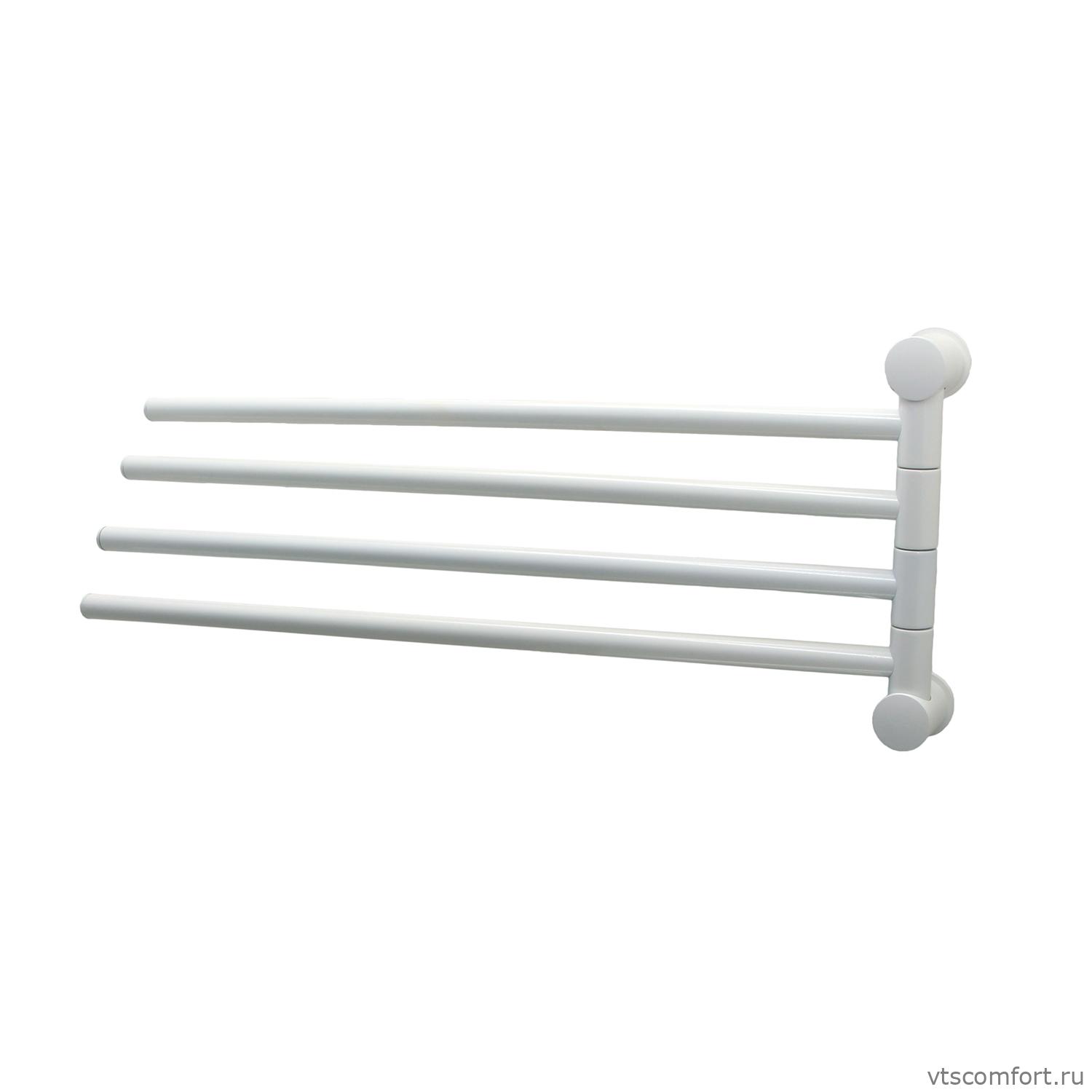 Фото WasserKraft K-1034WHITE Держатель полотенец четверной Изображение WasserKraft K-1034WHITE Держатель полотенец четверной