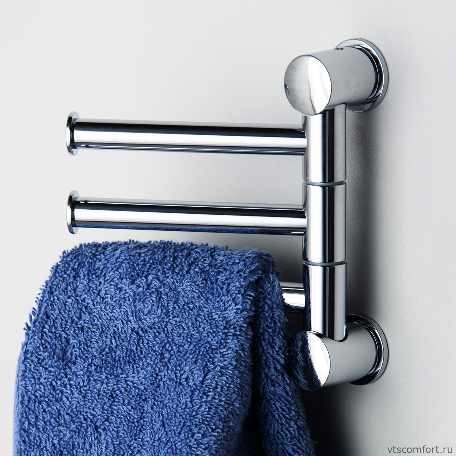 Фото WasserKraft K-1053 Держатель полотенец тройной Изображение WasserKraft K-1053 Держатель полотенец тройной