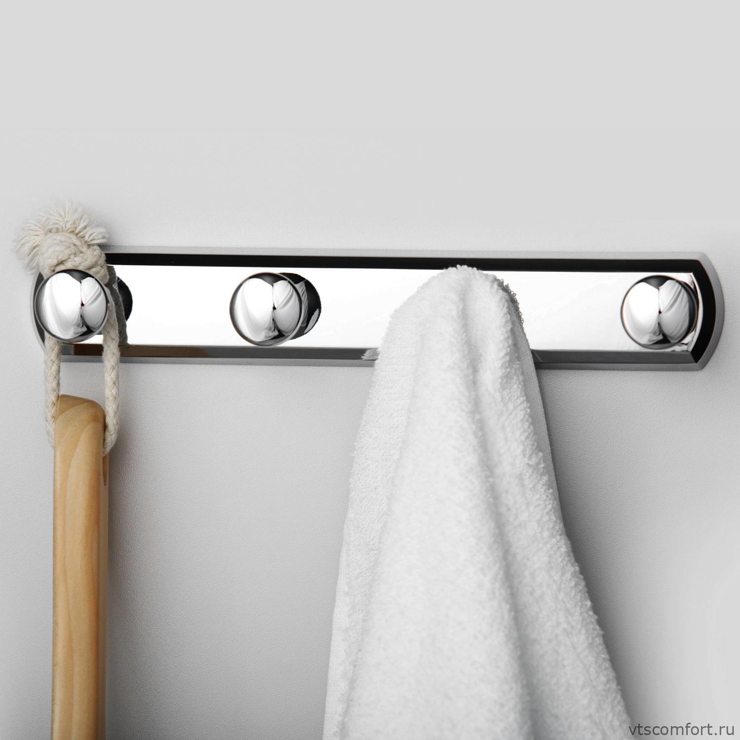 Фото WasserKraft K-1074 Кронштейн настенный 4 крючка Изображение WasserKraft K-1074 Кронштейн настенный 4 крючка