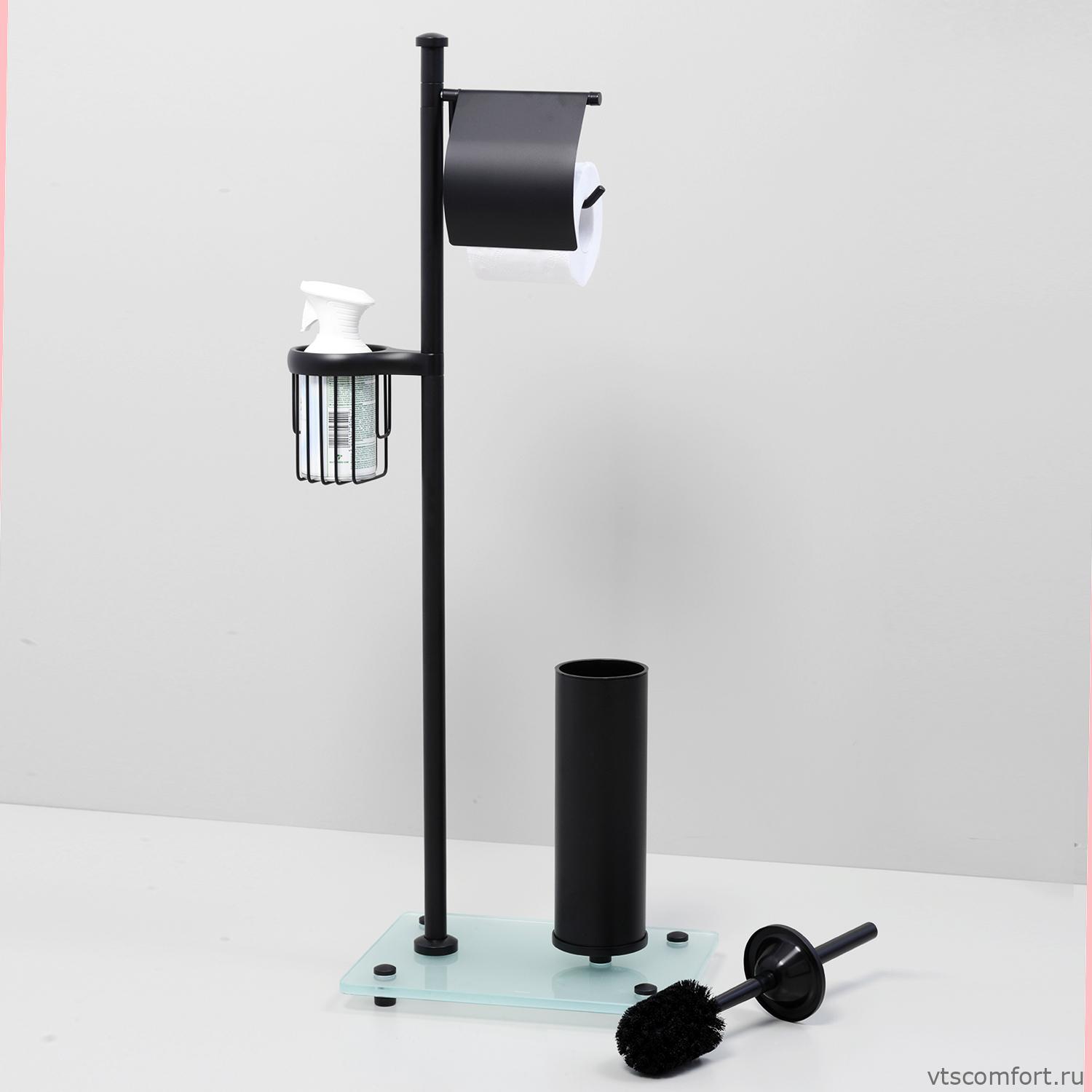 Фото WasserKraft K-1264BLACK Комбинированная напольная стойка Изображение WasserKraft K-1264BLACK Комбинированная напольная стойка