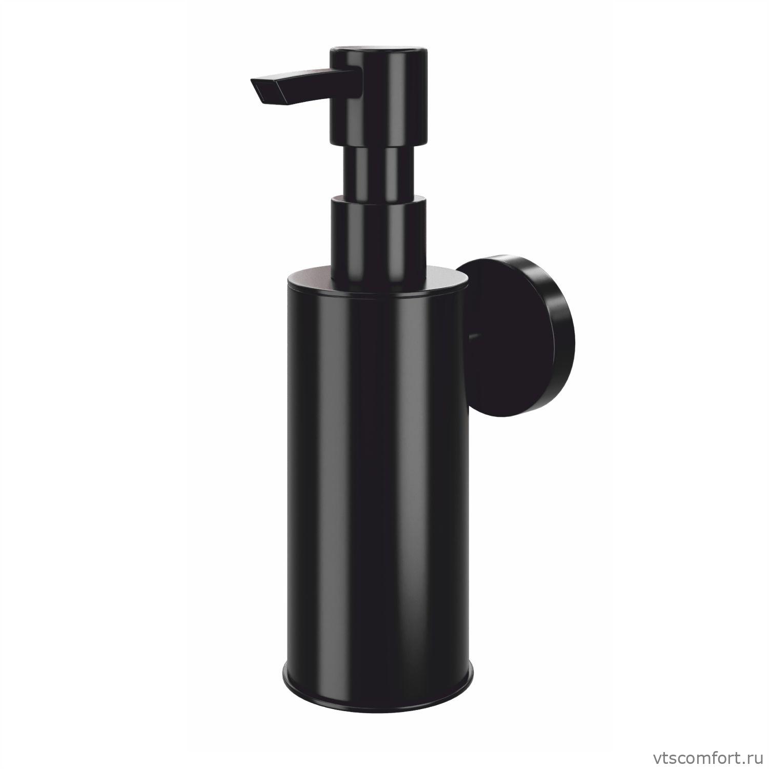 Фото WasserKraft K-1399BLACK Дозатор для жидкого мыла антивандальный Изображение WasserKraft K-1399BLACK Дозатор для жидкого мыла антивандальный