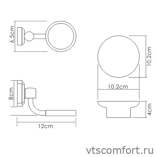 Фото WasserKraft K-28129 Мыльница Изображение WasserKraft K-28129 Мыльница