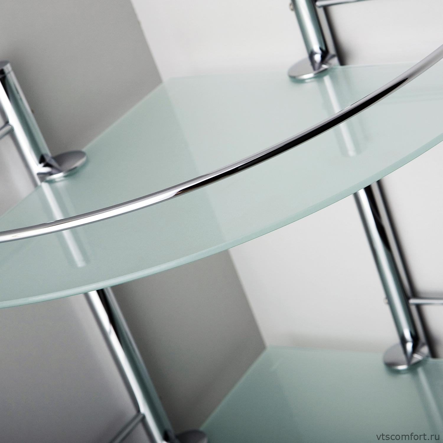 Фото WasserKraft K-3122 Полка стеклянная двойная Изображение WasserKraft K-3122 Полка стеклянная двойная