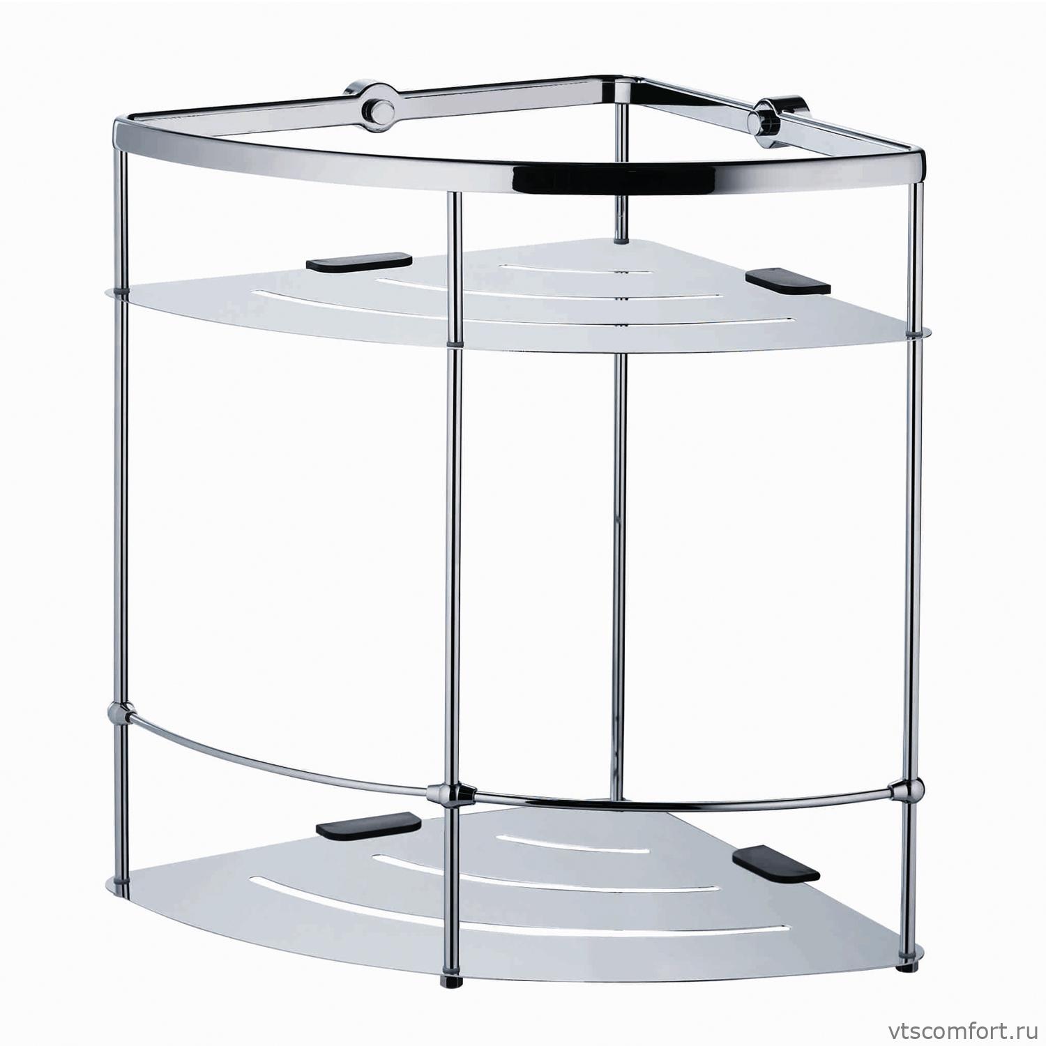 Фото WasserKraft K-522 Полка металлическая двойная Изображение WasserKraft K-522 Полка металлическая двойная