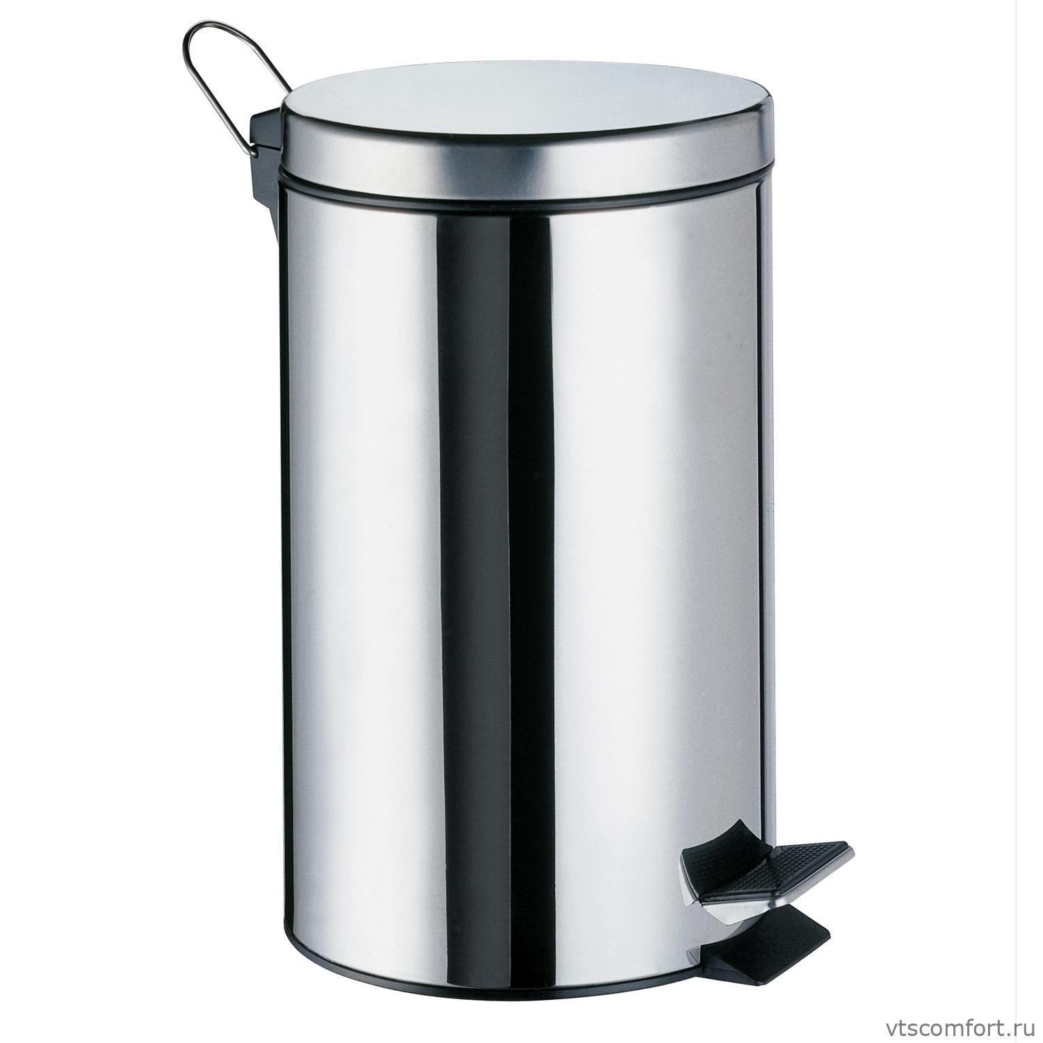 Фото WasserKraft K-637 Ведро для мусора с педалью 7 литров глянец Изображение WasserKraft K-637 Ведро для мусора с педалью 7 литров глянец