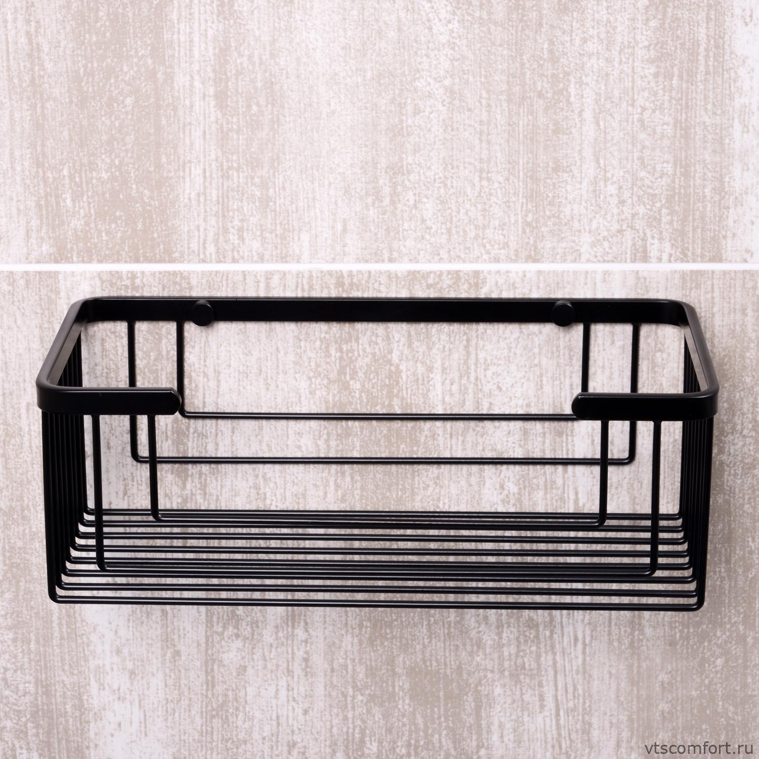 Фото WasserKraft K-711BLACK Полка металлическая Изображение WasserKraft K-711BLACK Полка металлическая