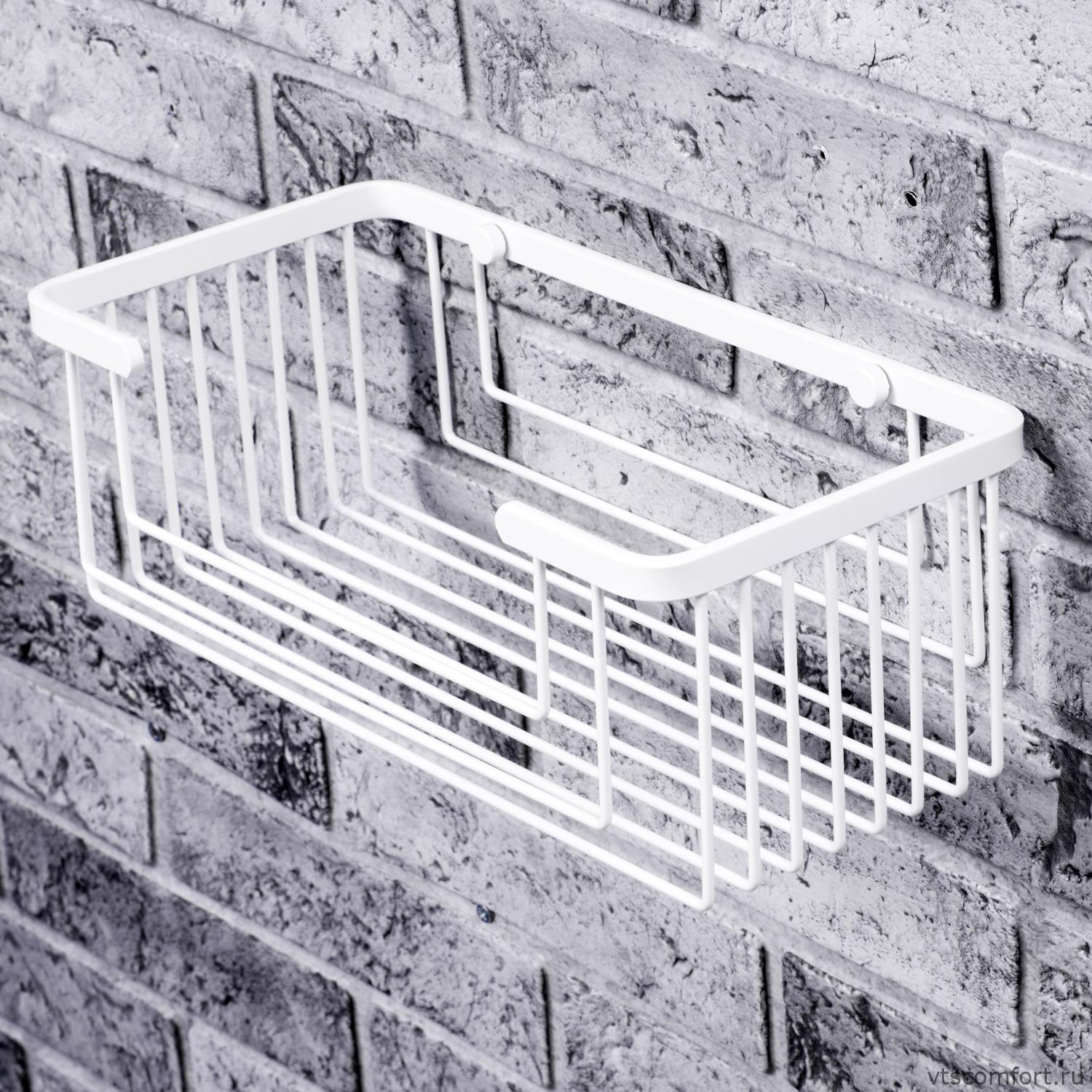 Фото WasserKraft K-711WHITE Полка металлическая Изображение WasserKraft K-711WHITE Полка металлическая