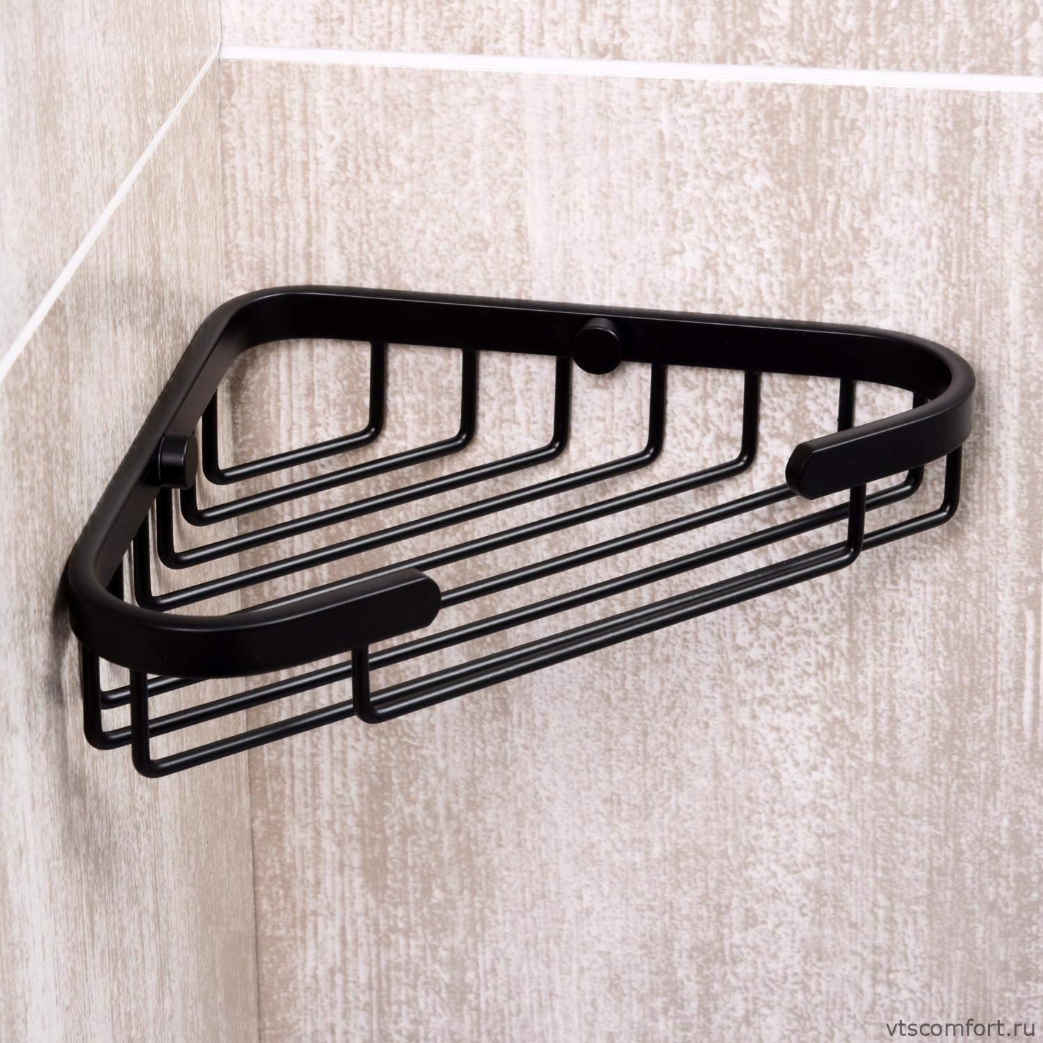 Фото WasserKraft K-733BLACK Полка металлическая Изображение WasserKraft K-733BLACK Полка металлическая