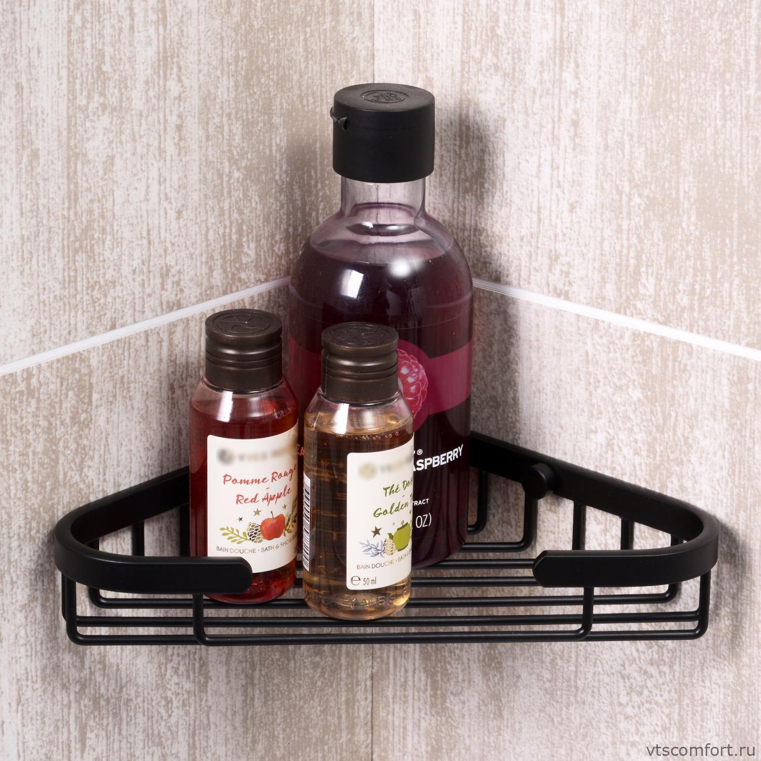 Фото WasserKraft K-733BLACK Полка металлическая Изображение WasserKraft K-733BLACK Полка металлическая