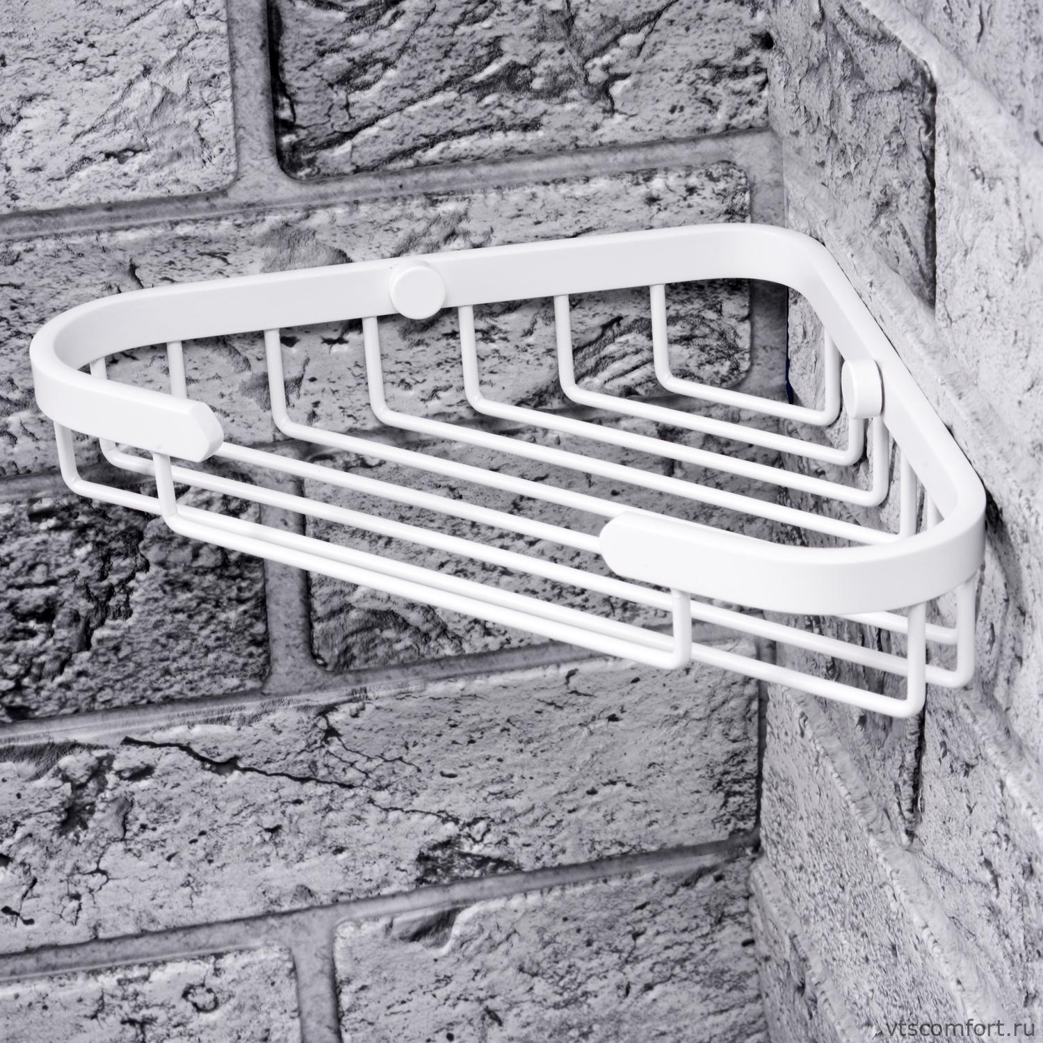 Фото WasserKraft K-733WHITE Полка металлическая Изображение WasserKraft K-733WHITE Полка металлическая