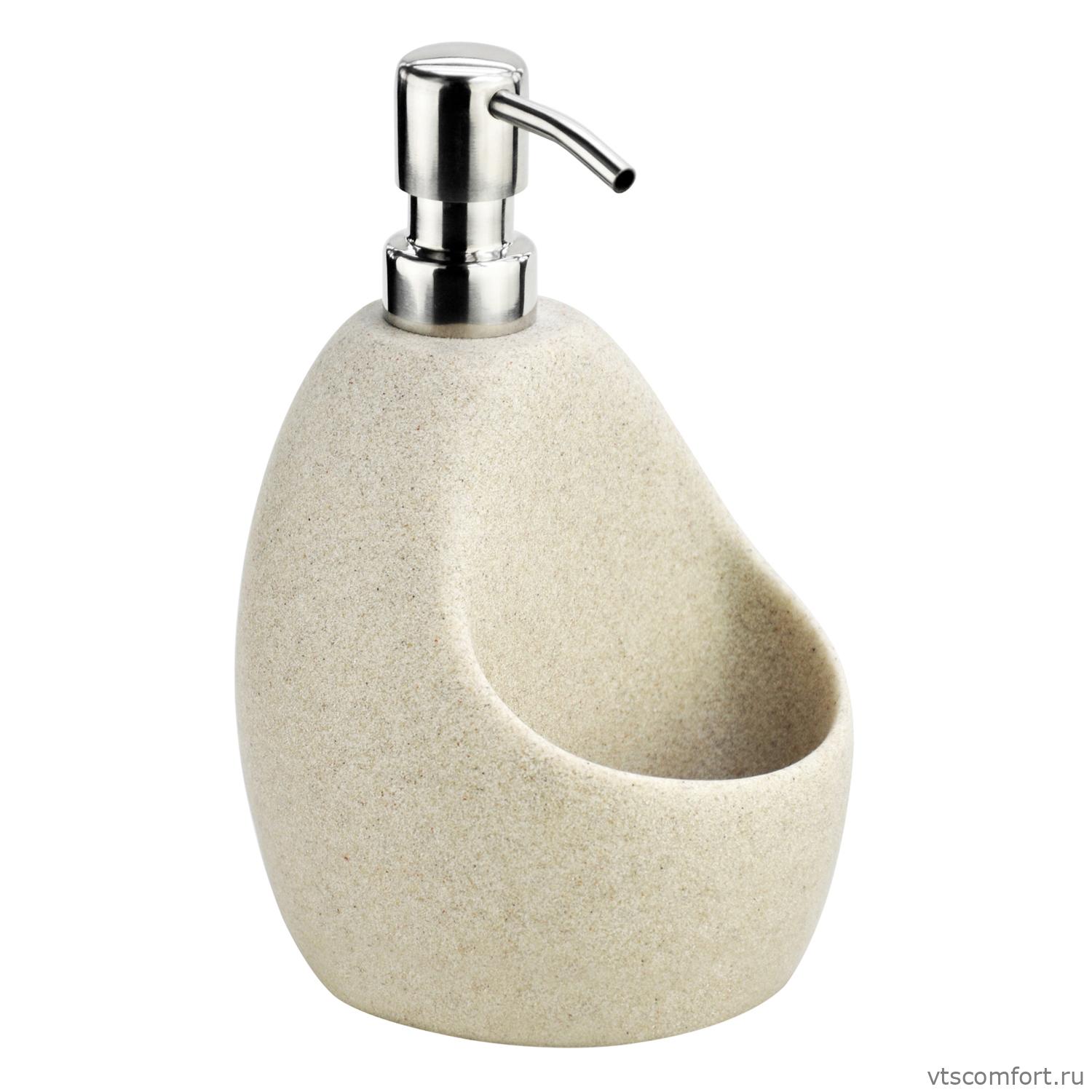 Фото WasserKraft K-8099 Дозатор с емкостью для губки Изображение WasserKraft K-8099 Дозатор с емкостью для губки