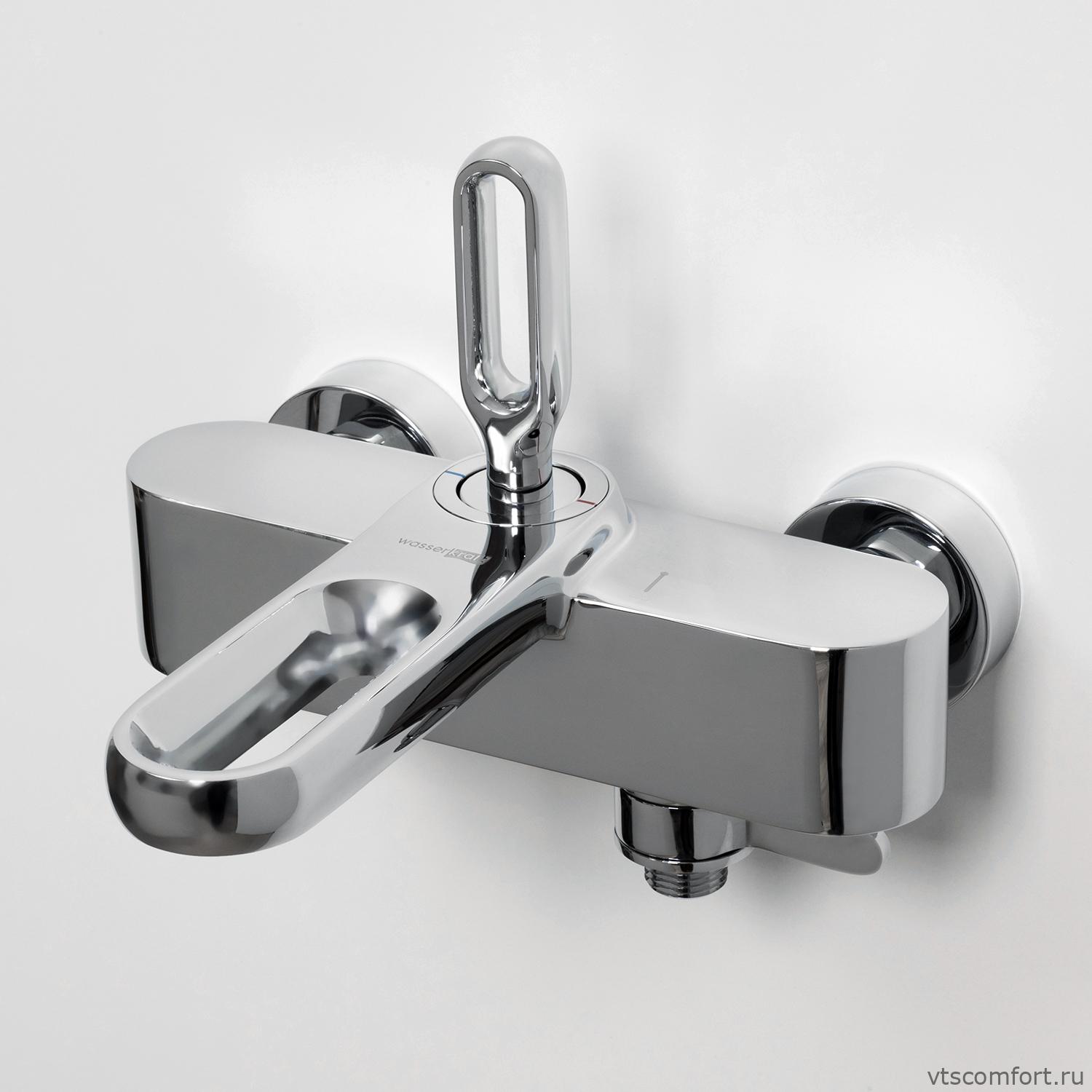 Фото WasserKraft Kammel 1801 Смеситель для ванны с коротким изливом Изображение WasserKraft Kammel 1801 Смеситель для ванны с коротким изливом