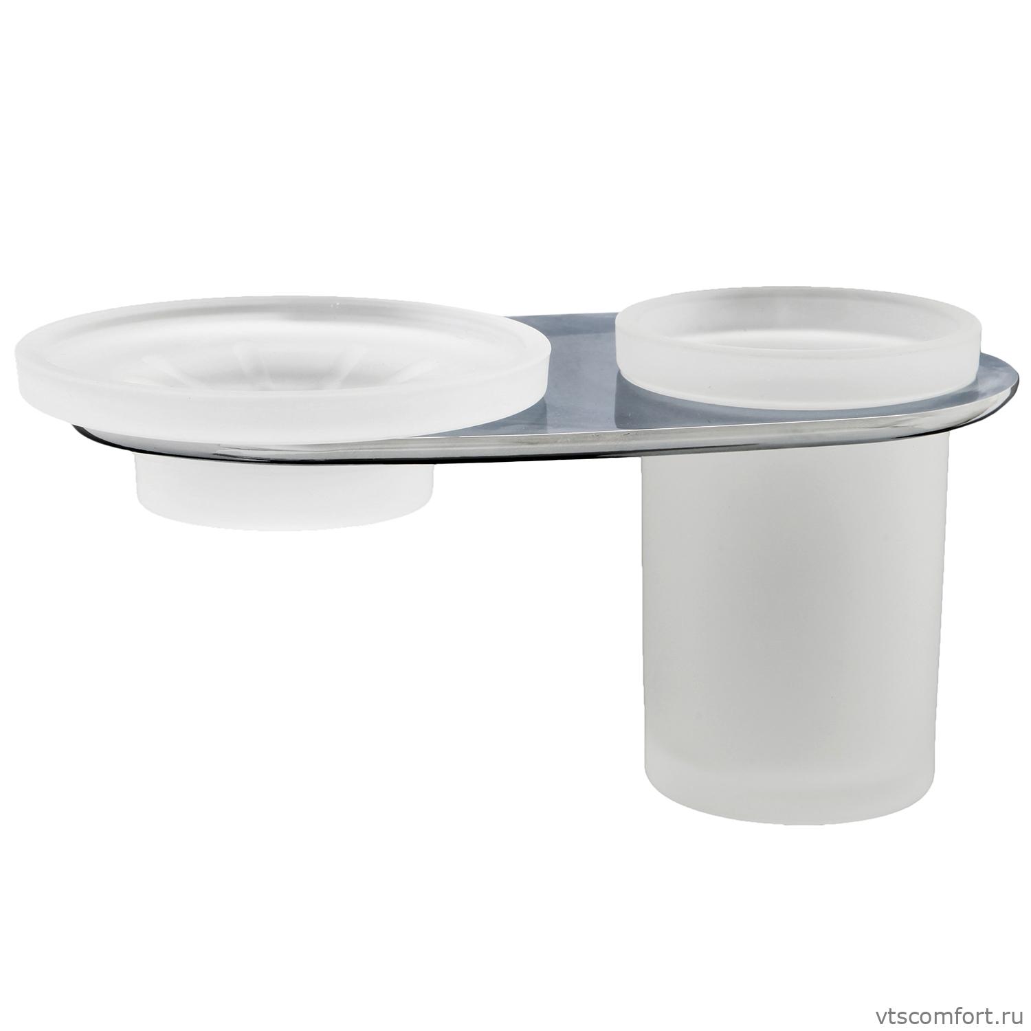 Фото WasserKraft Kammel K-8326 Держатель стакана и мыльницы Изображение WasserKraft Kammel K-8326 Держатель стакана и мыльницы