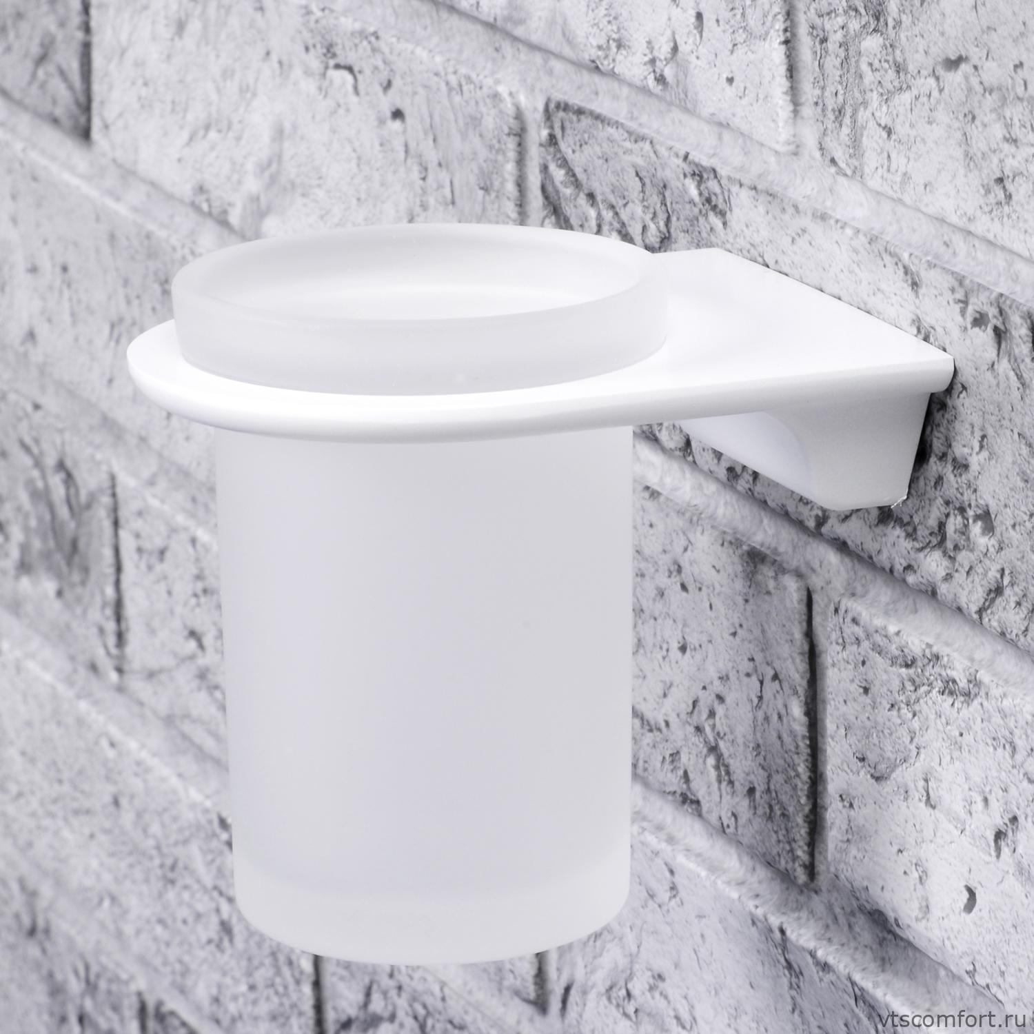 Фото WasserKraft Kammel K-8328WHITE Подстаканник одинарный Изображение WasserKraft Kammel K-8328WHITE Подстаканник одинарный