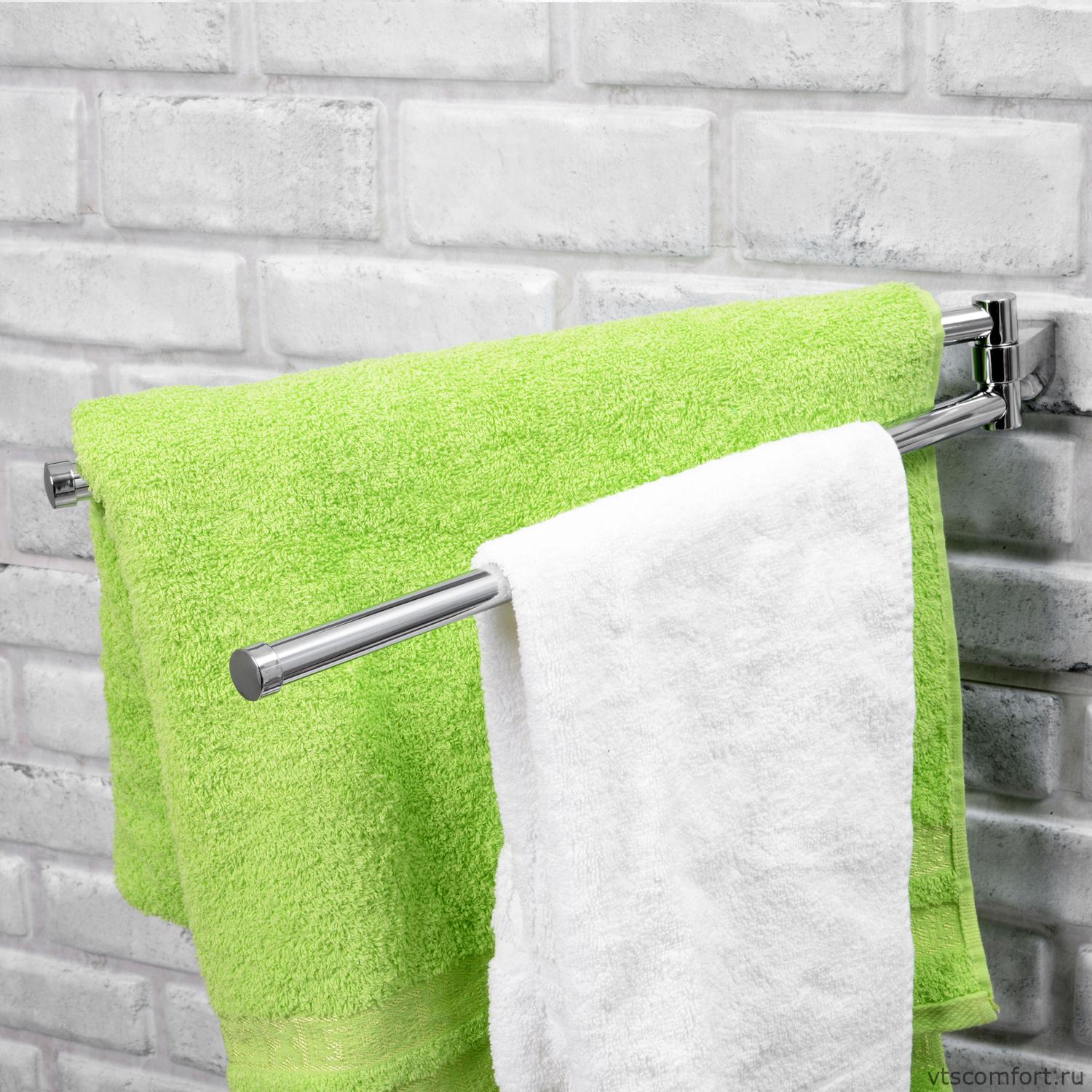 Фото WasserKraft Kammel K-8331 Держатель полотенец двойной Изображение WasserKraft Kammel K-8331 Держатель полотенец двойной