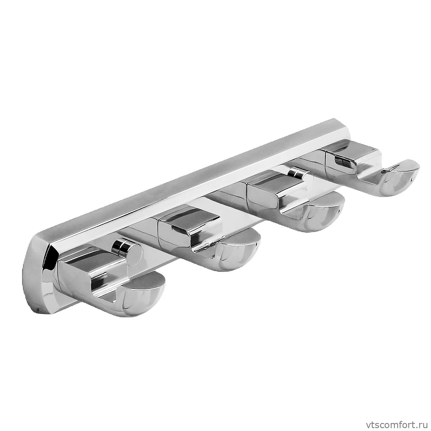 Фото WasserKraft Kammel K-8374 Кронштейн настенный 4 крючка Изображение WasserKraft Kammel K-8374 Кронштейн настенный 4 крючка