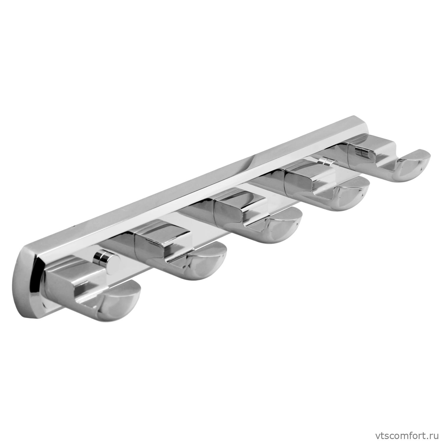 Фото WasserKraft Kammel K-8375 Кронштейн настенный 5 крючков Изображение WasserKraft Kammel K-8375 Кронштейн настенный 5 крючков