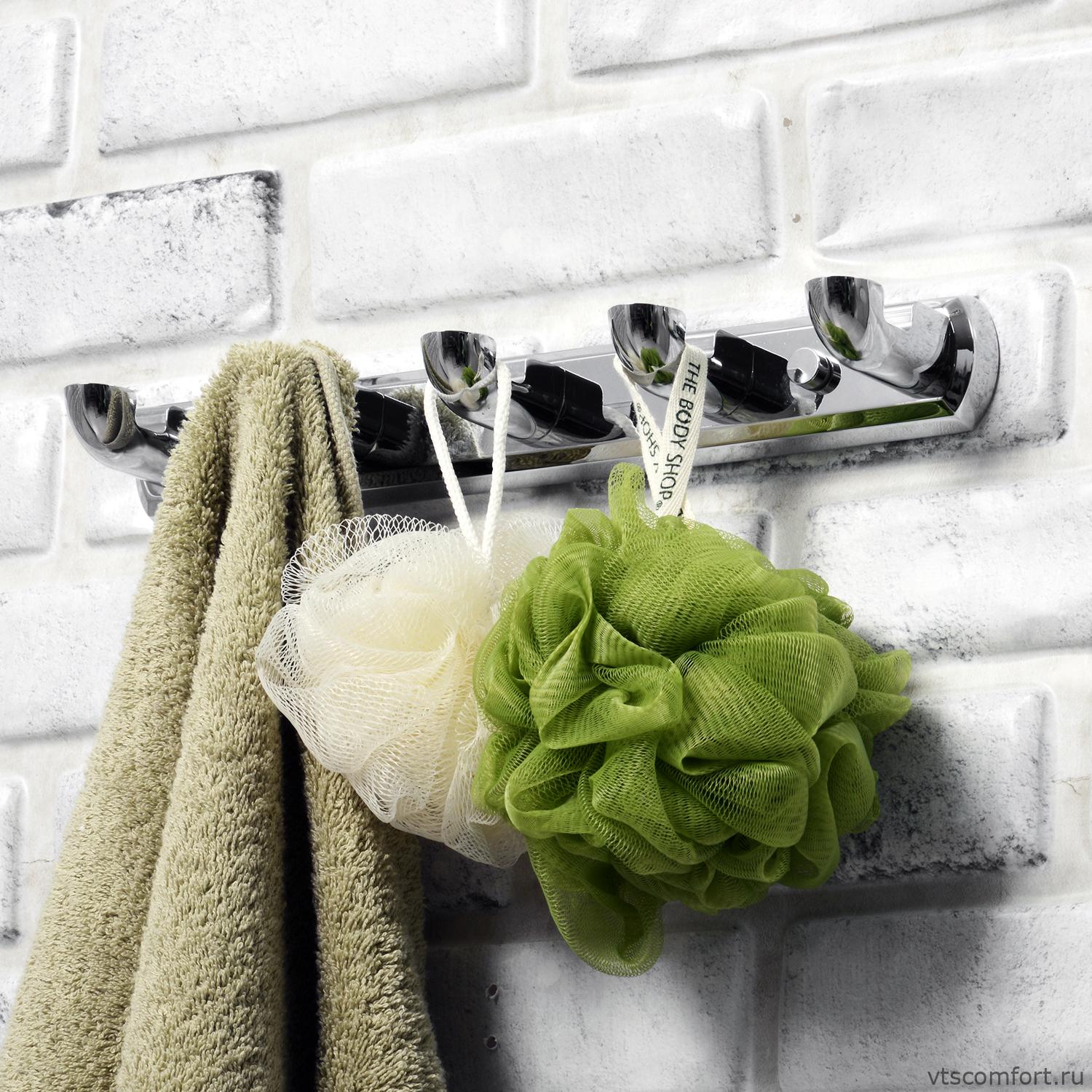 Фото WasserKraft Kammel K-8375 Кронштейн настенный 5 крючков Изображение WasserKraft Kammel K-8375 Кронштейн настенный 5 крючков